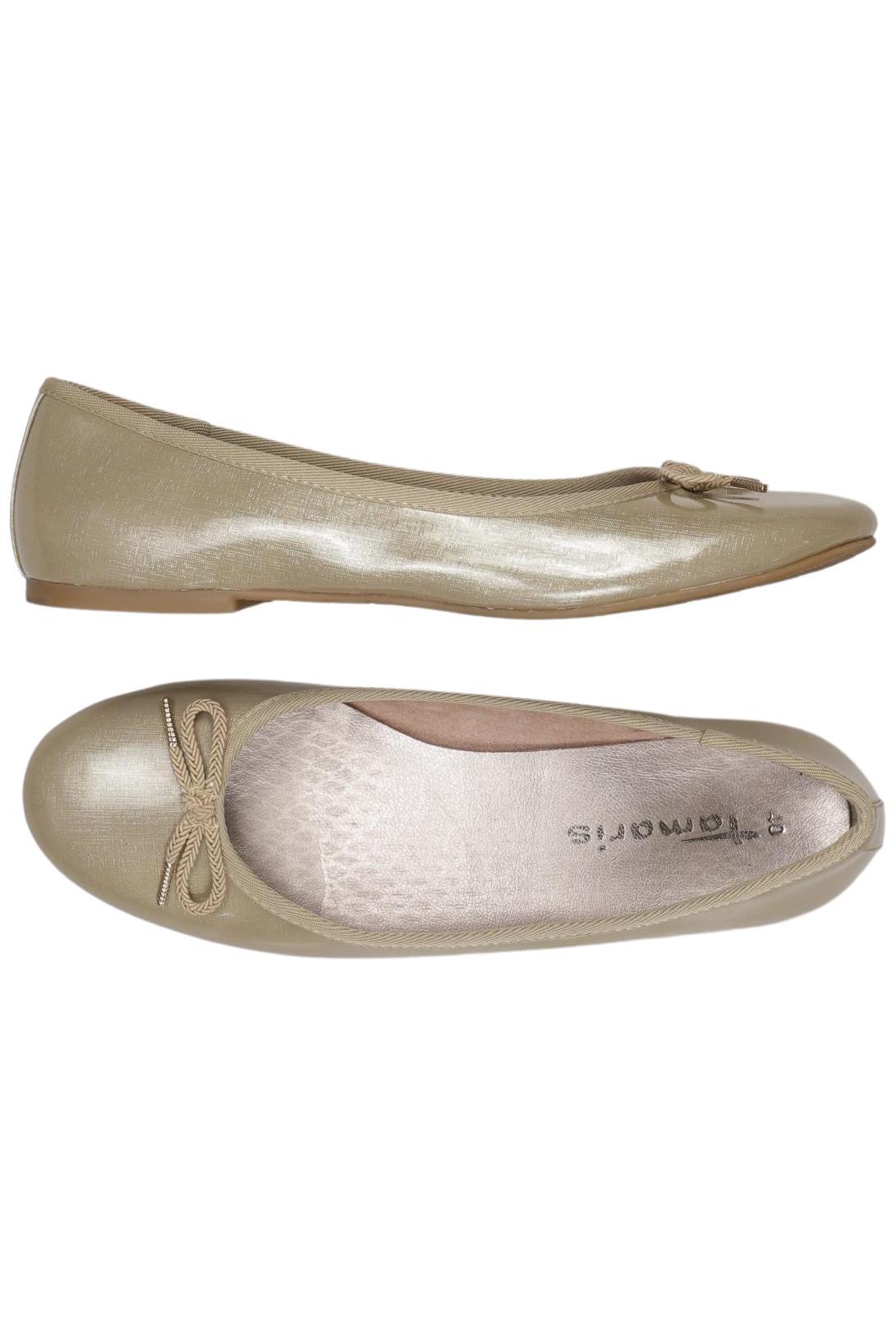 

Tamaris Damen Ballerinas, gold, Gr. 40