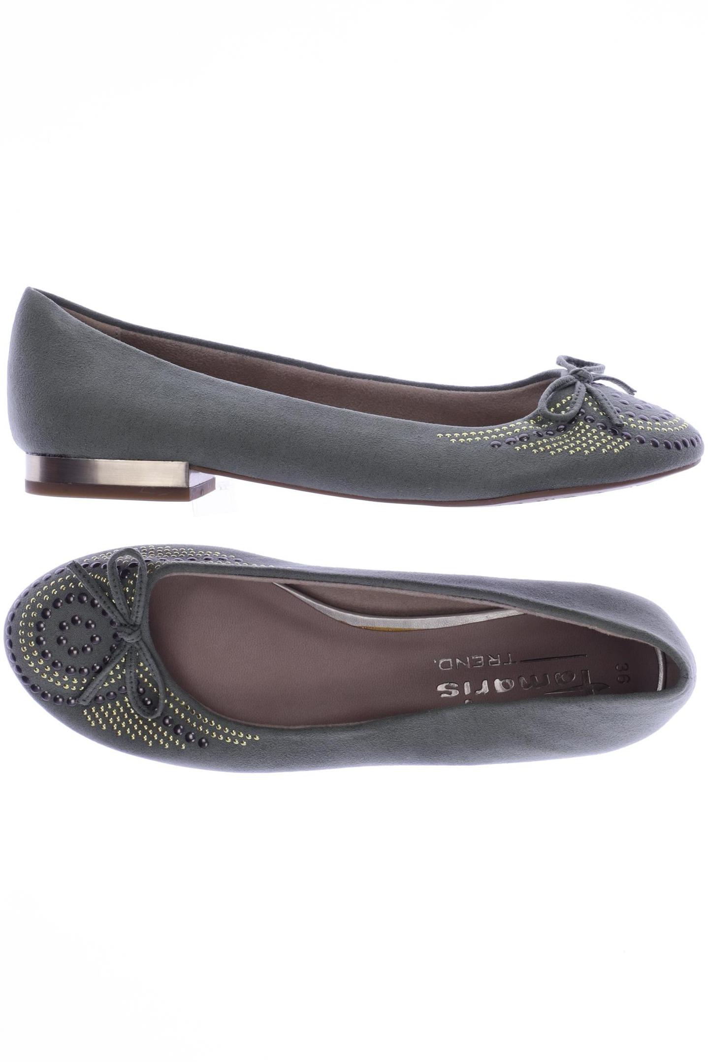 

Tamaris Damen Ballerinas, grün, Gr. 36