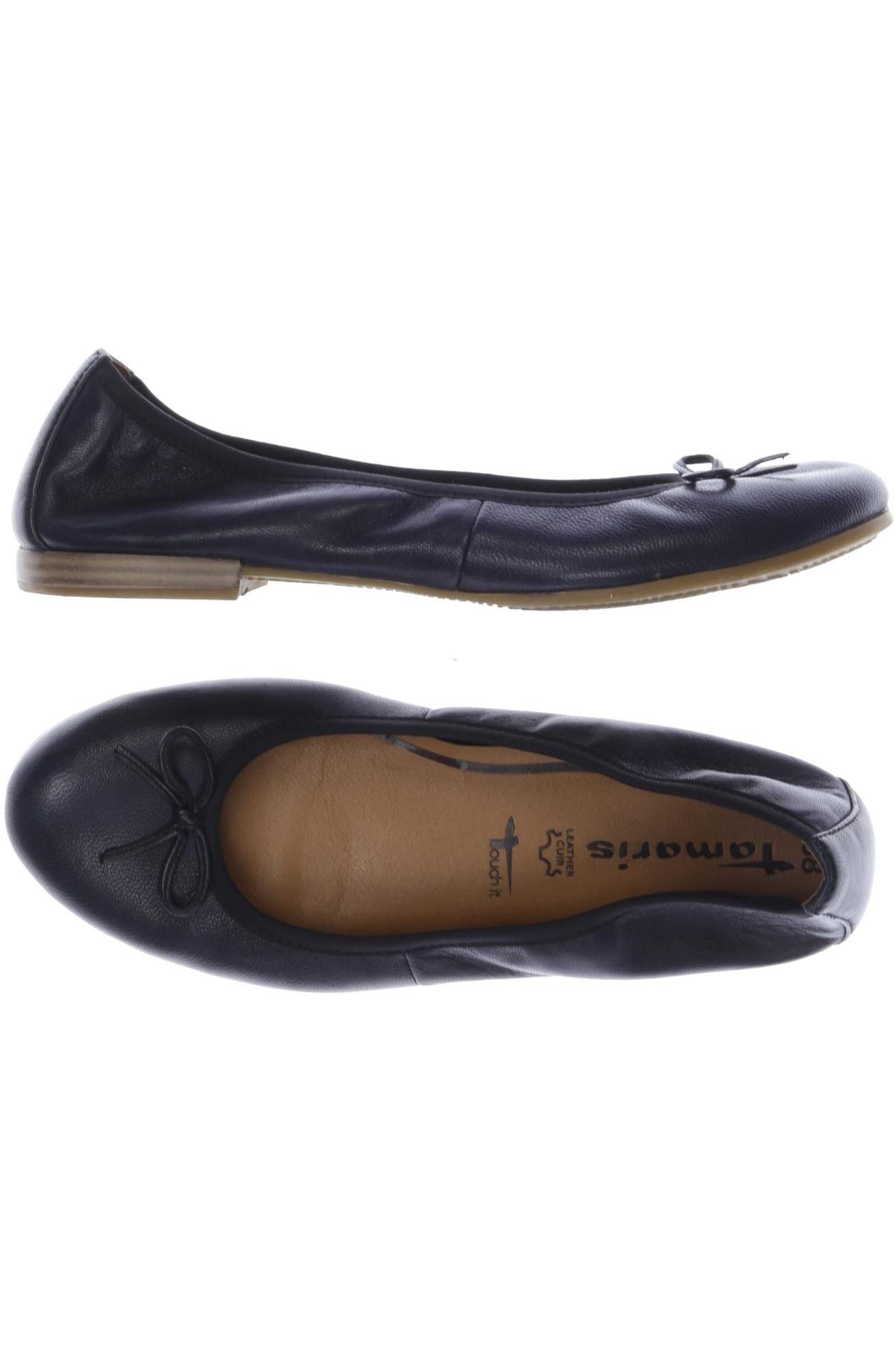 

Tamaris Damen Ballerinas, marineblau, Gr. 38