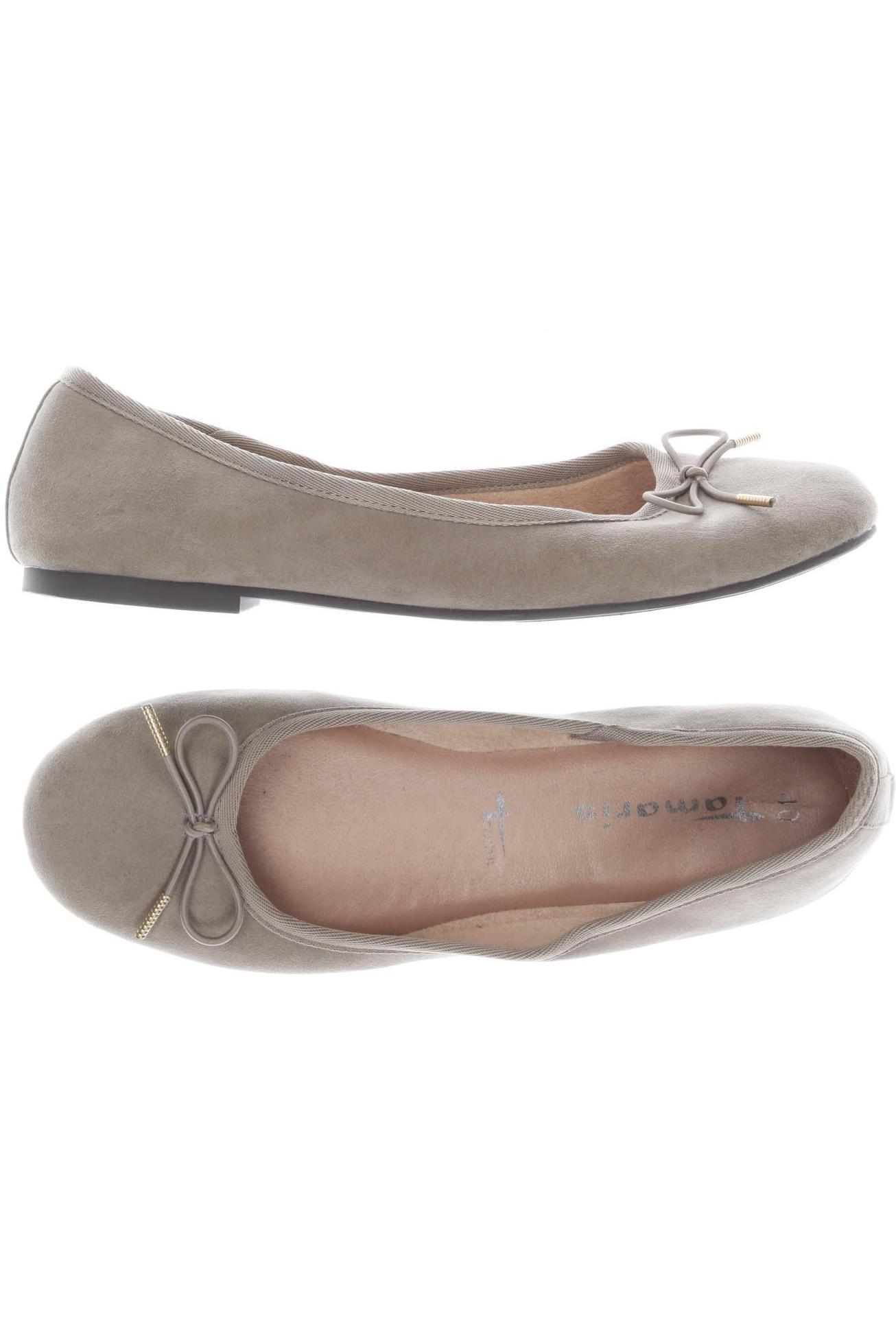 

Tamaris Damen Ballerinas, beige, Gr. 40