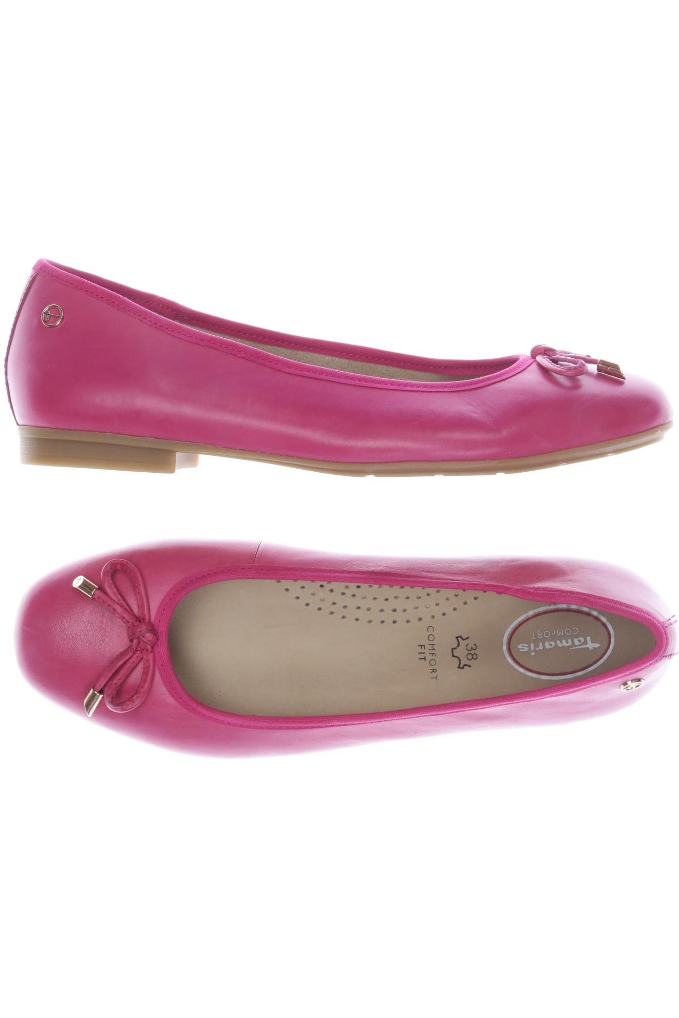 

Tamaris Damen Ballerinas, pink, Gr. 38