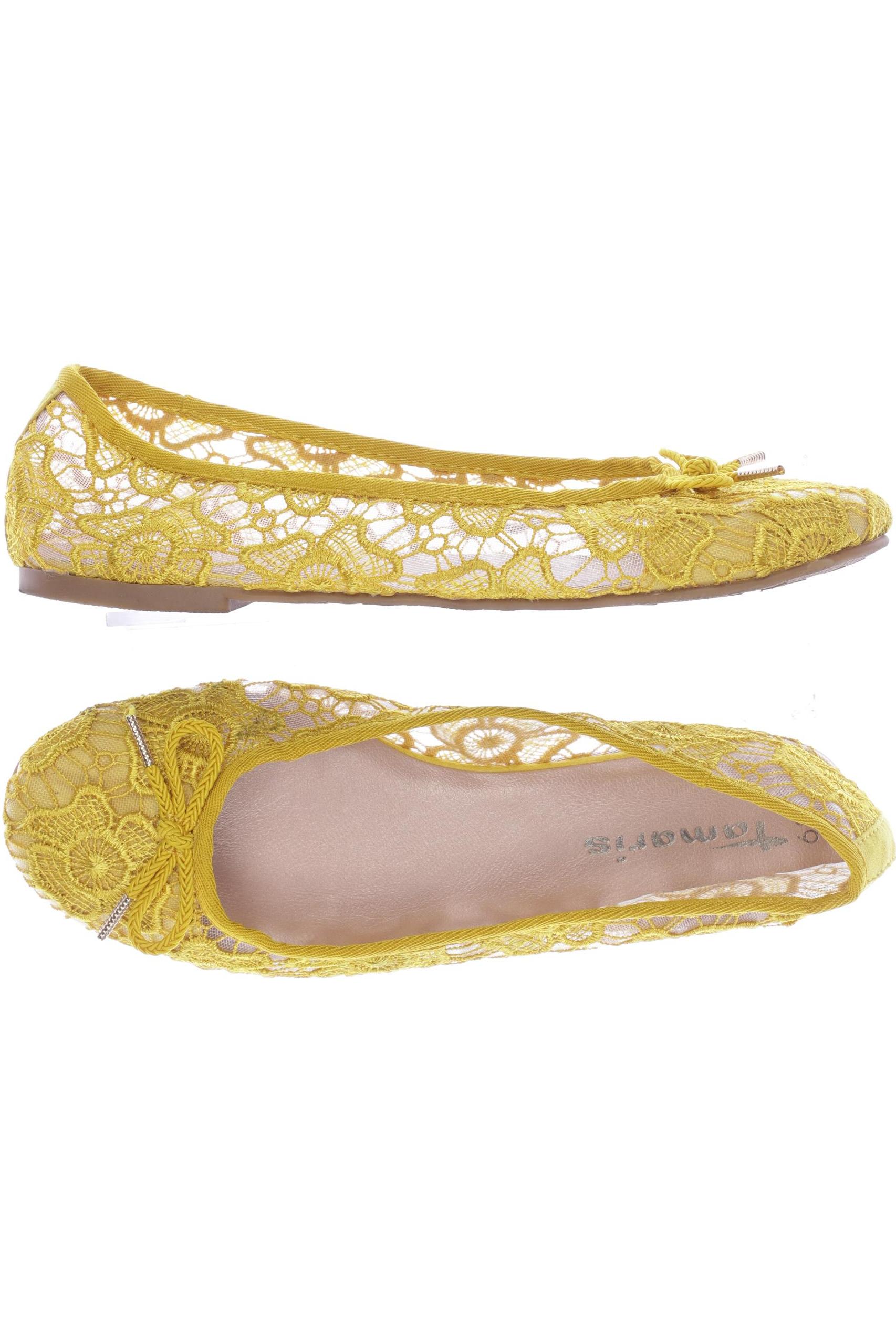 

Tamaris Damen Ballerinas, gelb, Gr. 39