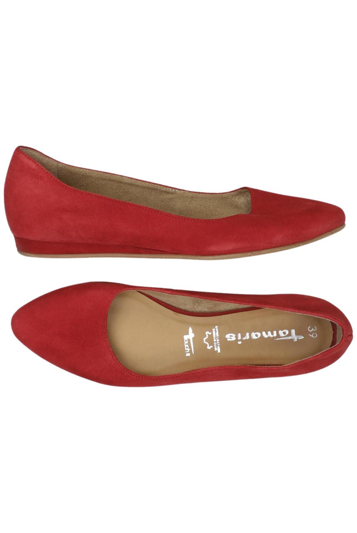 

Tamaris Damen Ballerinas, rot, Gr. 39