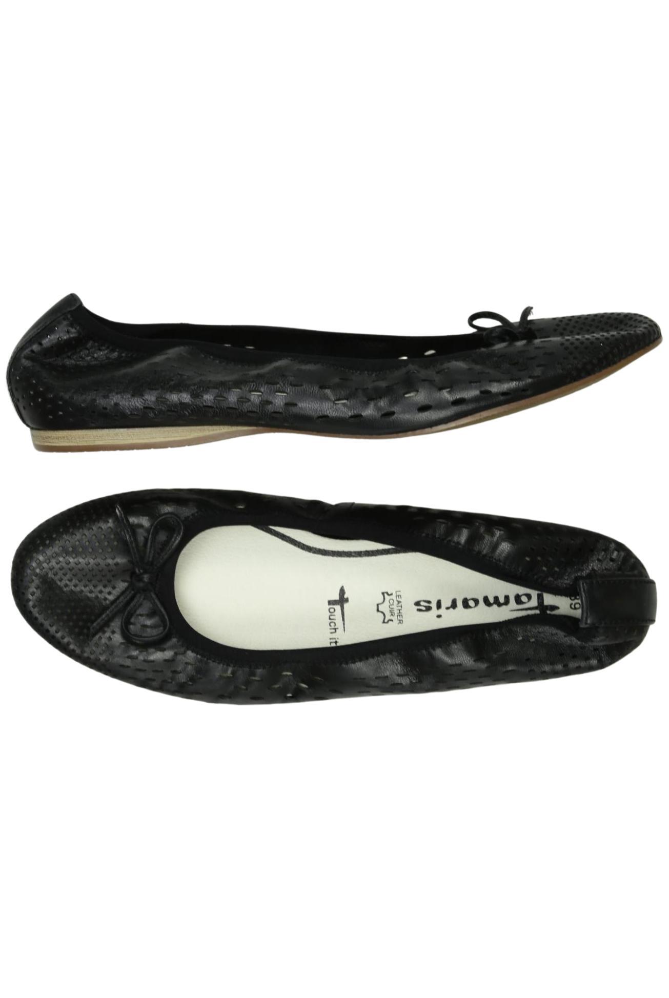

Tamaris Damen Ballerinas, schwarz, Gr. 39