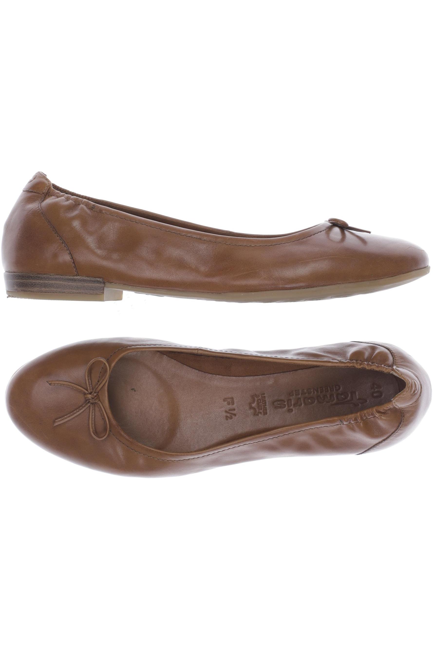 

Tamaris Damen Ballerinas, braun, Gr. 40