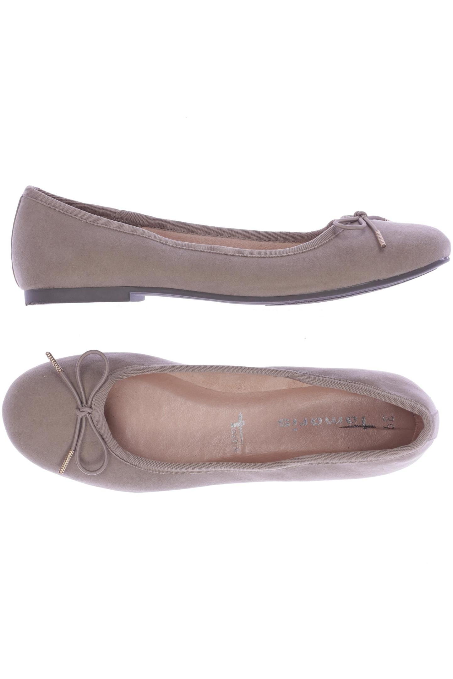 

Tamaris Damen Ballerinas, beige, Gr. 39