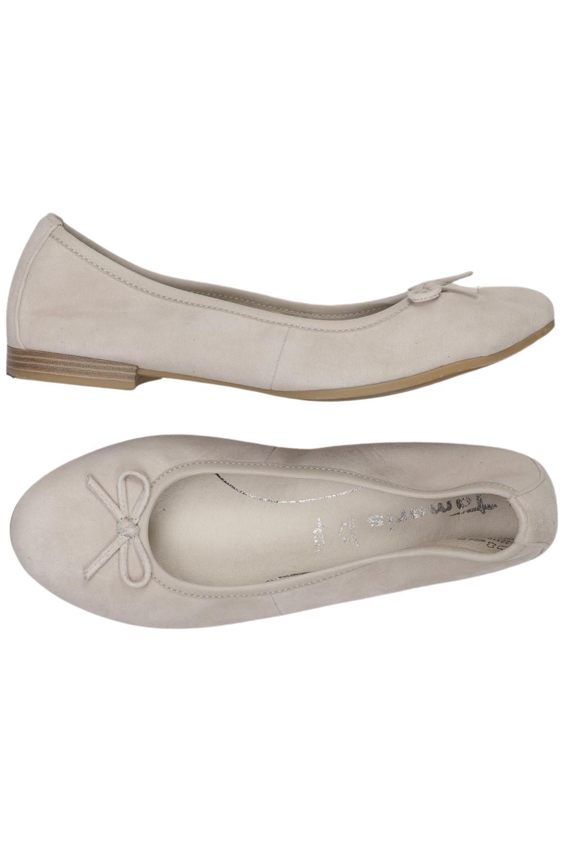 

Tamaris Damen Ballerinas, cremeweiß, Gr. 38
