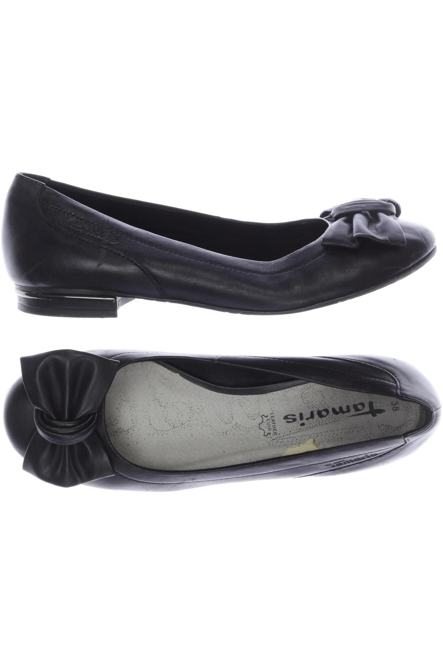 

Tamaris Damen Ballerinas, schwarz, Gr. 38