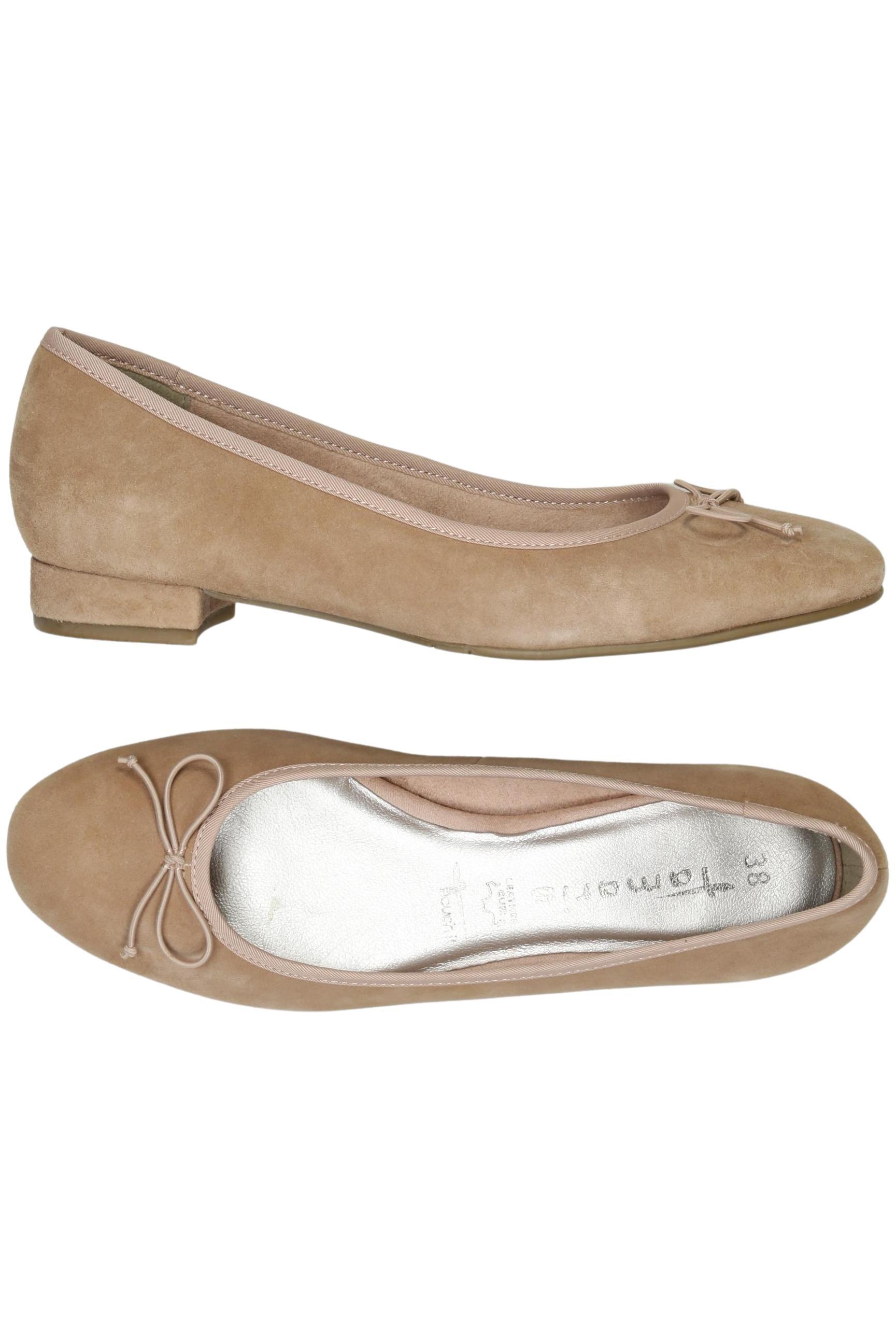 

Tamaris Damen Ballerinas, beige, Gr. 38
