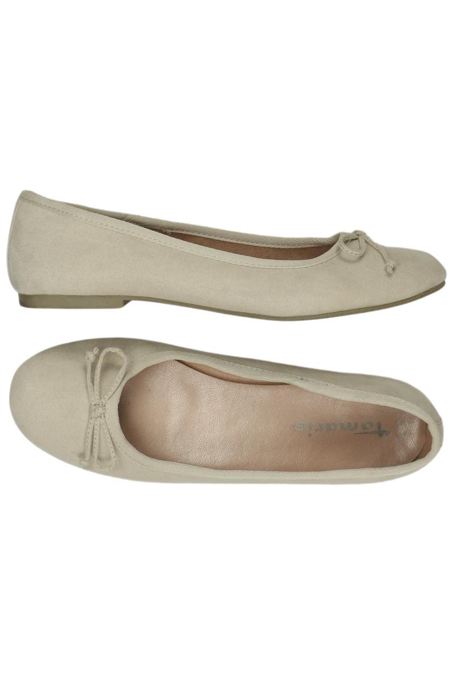 

Tamaris Damen Ballerinas, beige, Gr. 39