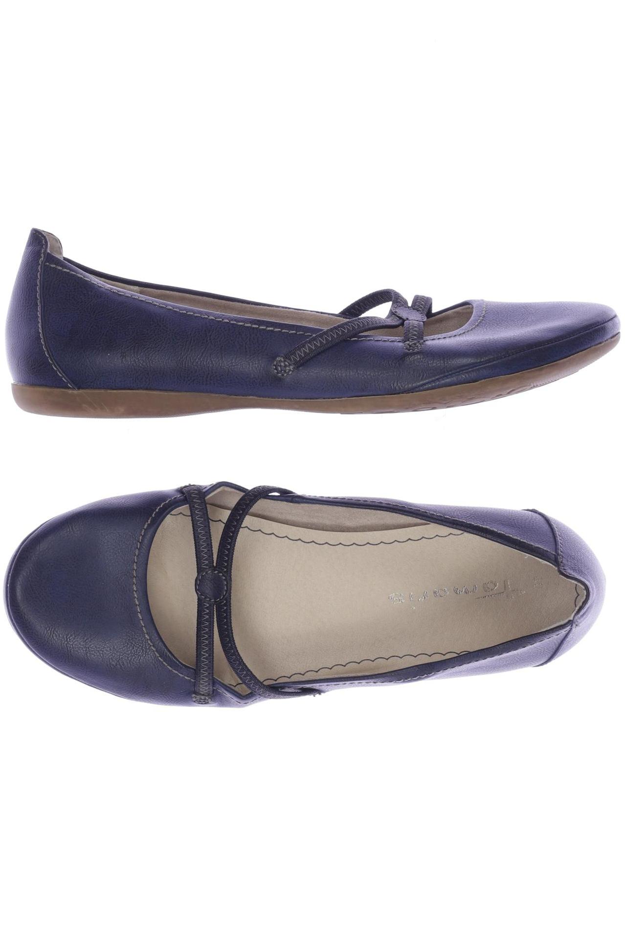 

Tamaris Damen Ballerinas, marineblau, Gr. 40