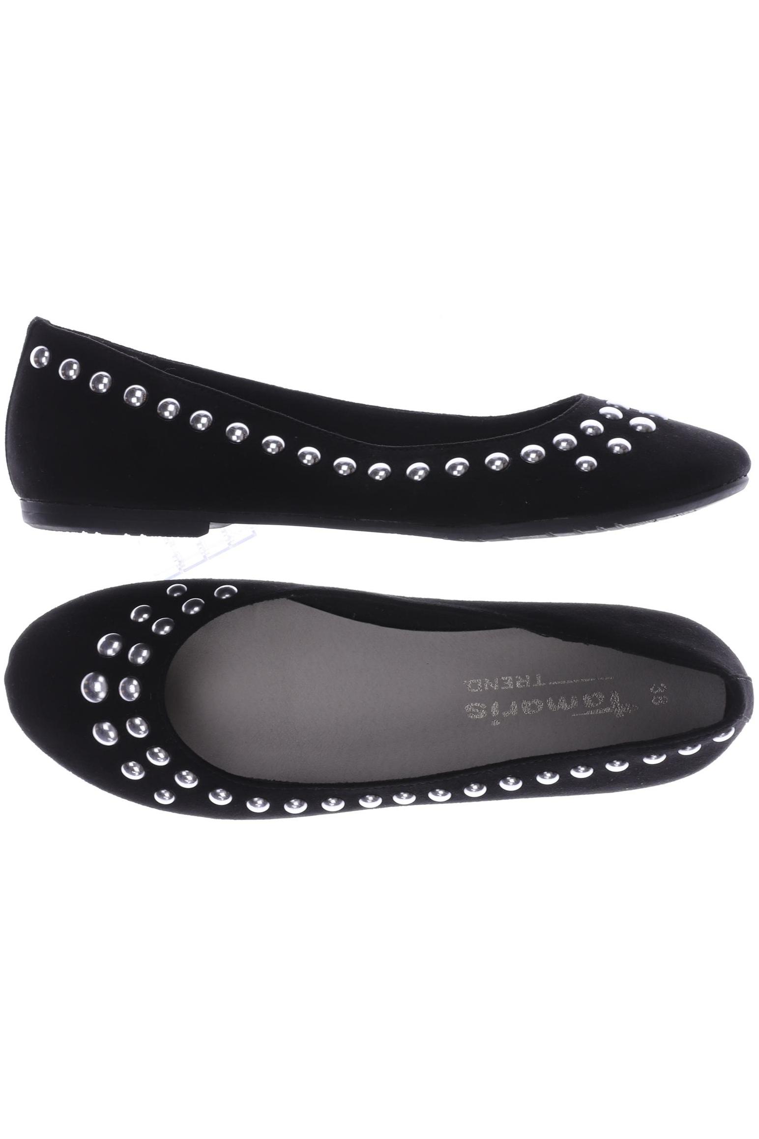 

Tamaris Damen Ballerinas, schwarz
