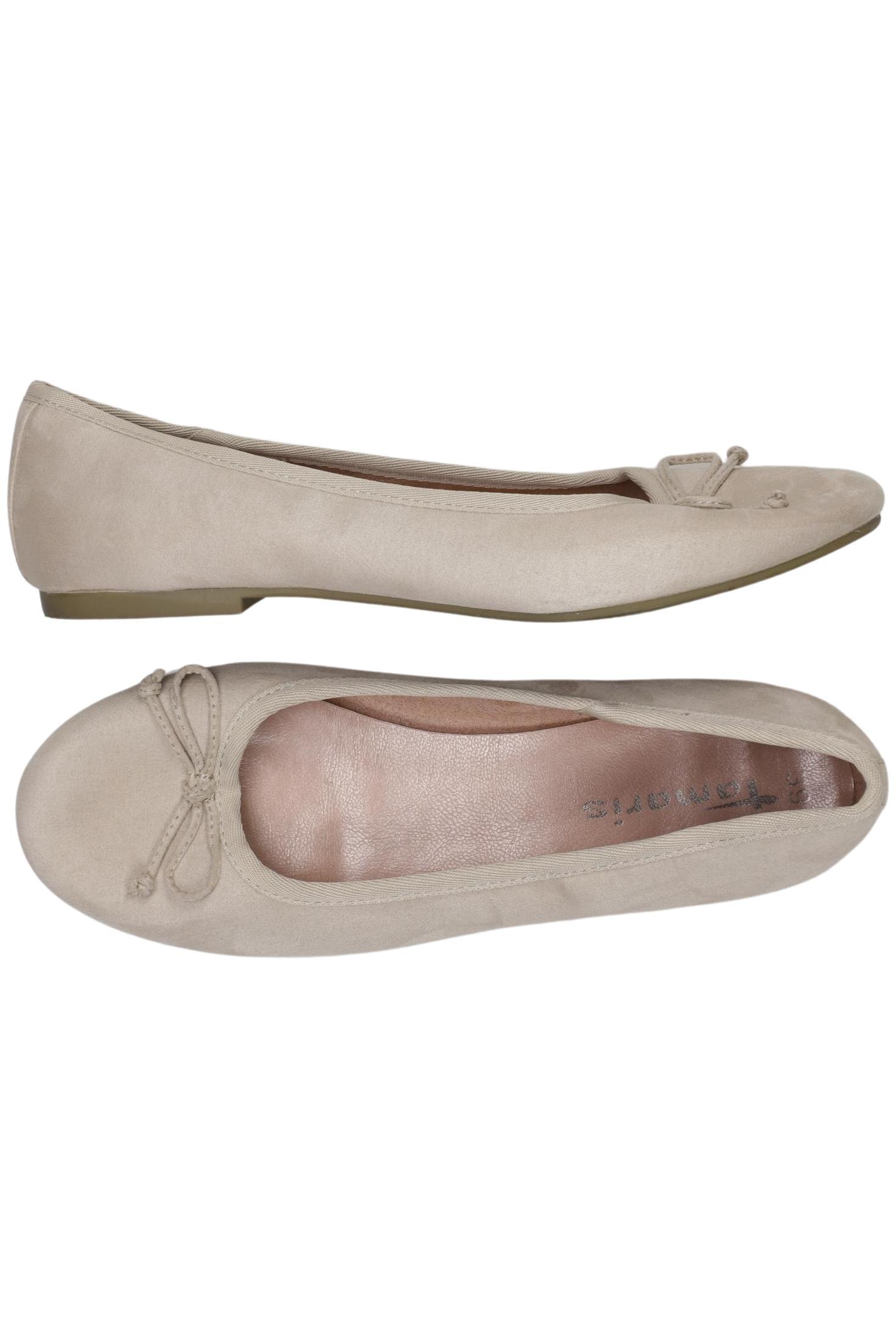 

Tamaris Damen Ballerinas, beige, Gr. 39