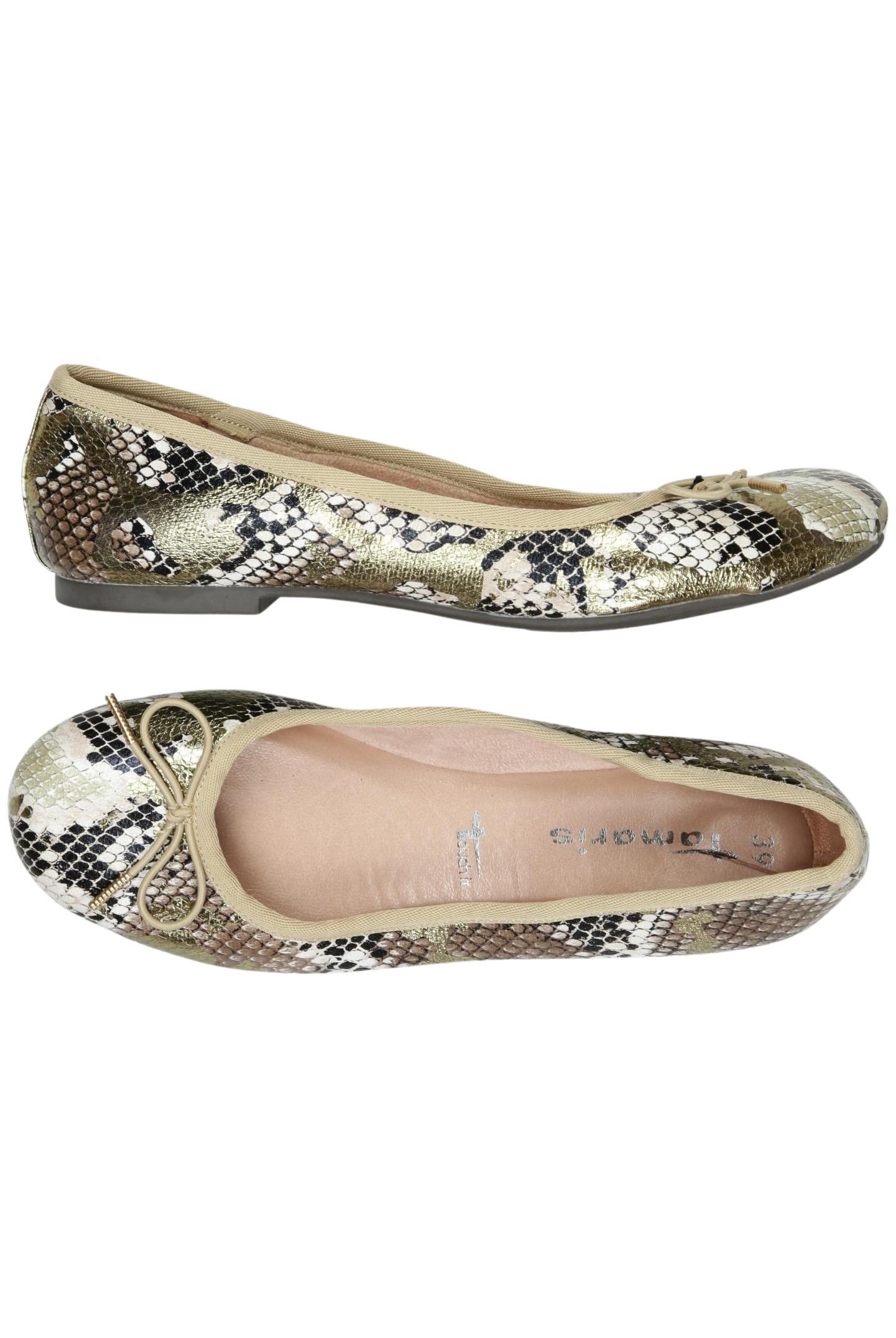 

Tamaris Damen Ballerinas, beige, Gr. 39
