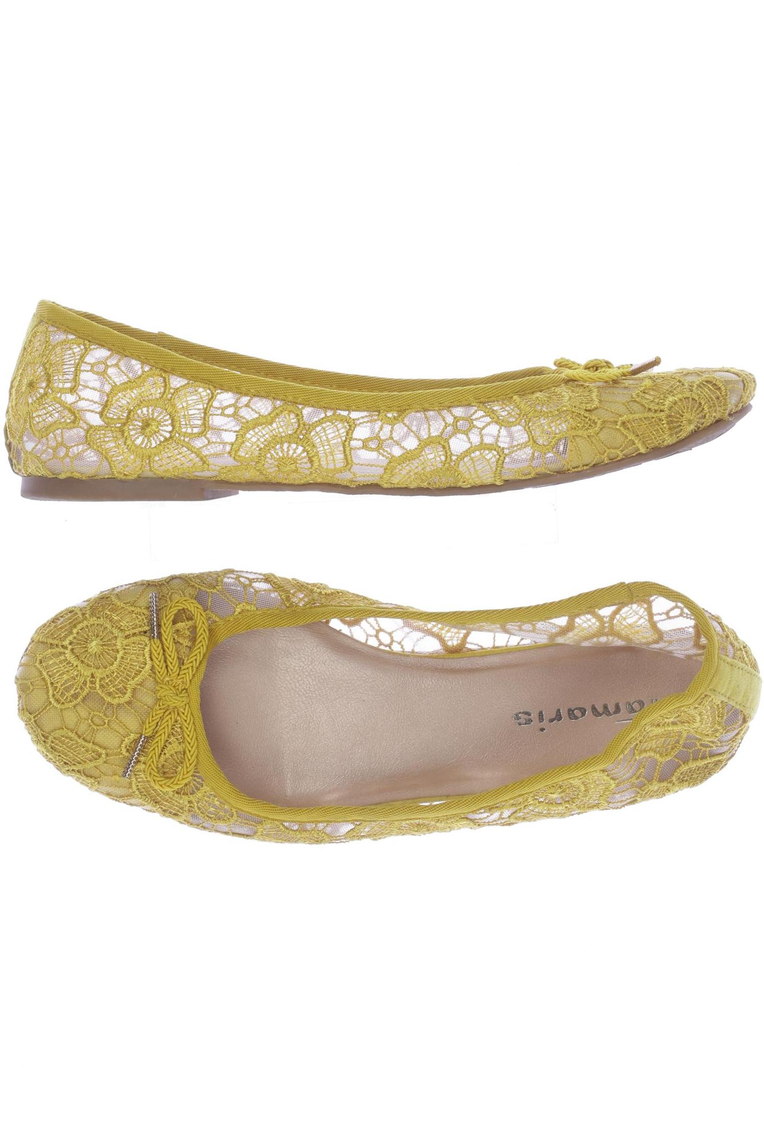 

Tamaris Damen Ballerinas, gelb, Gr. 40