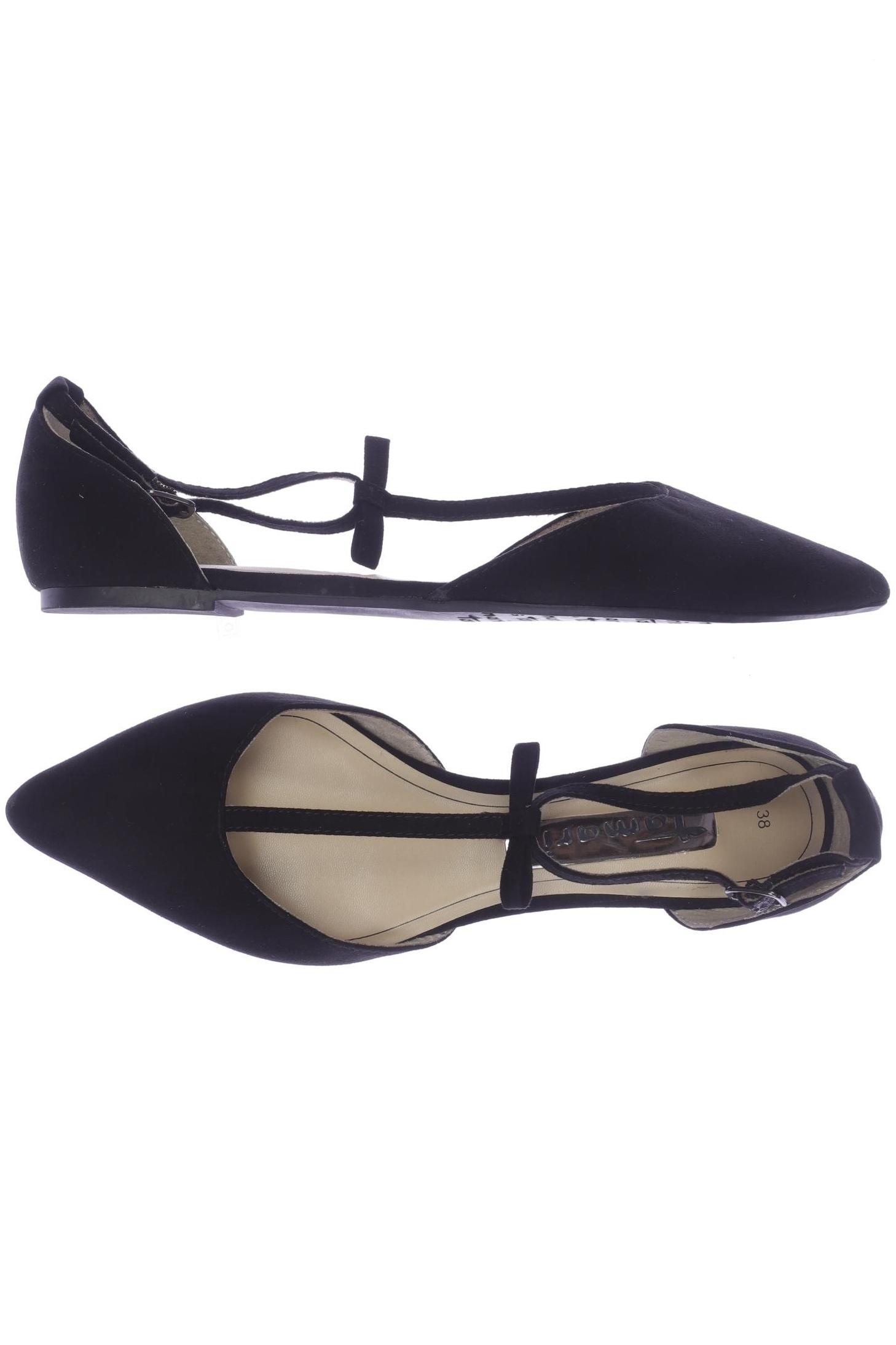 

Tamaris Damen Ballerinas, schwarz, Gr. 38