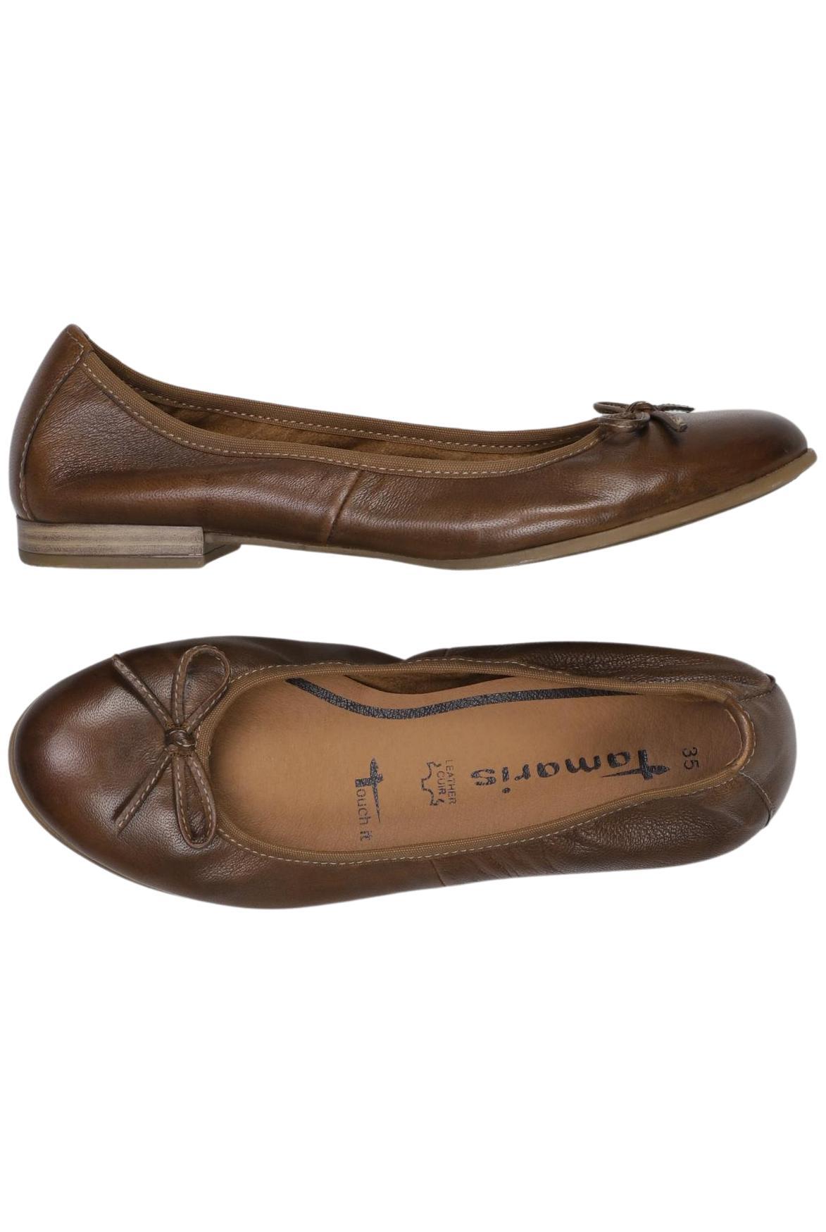 

Tamaris Damen Ballerinas, braun, Gr. 35