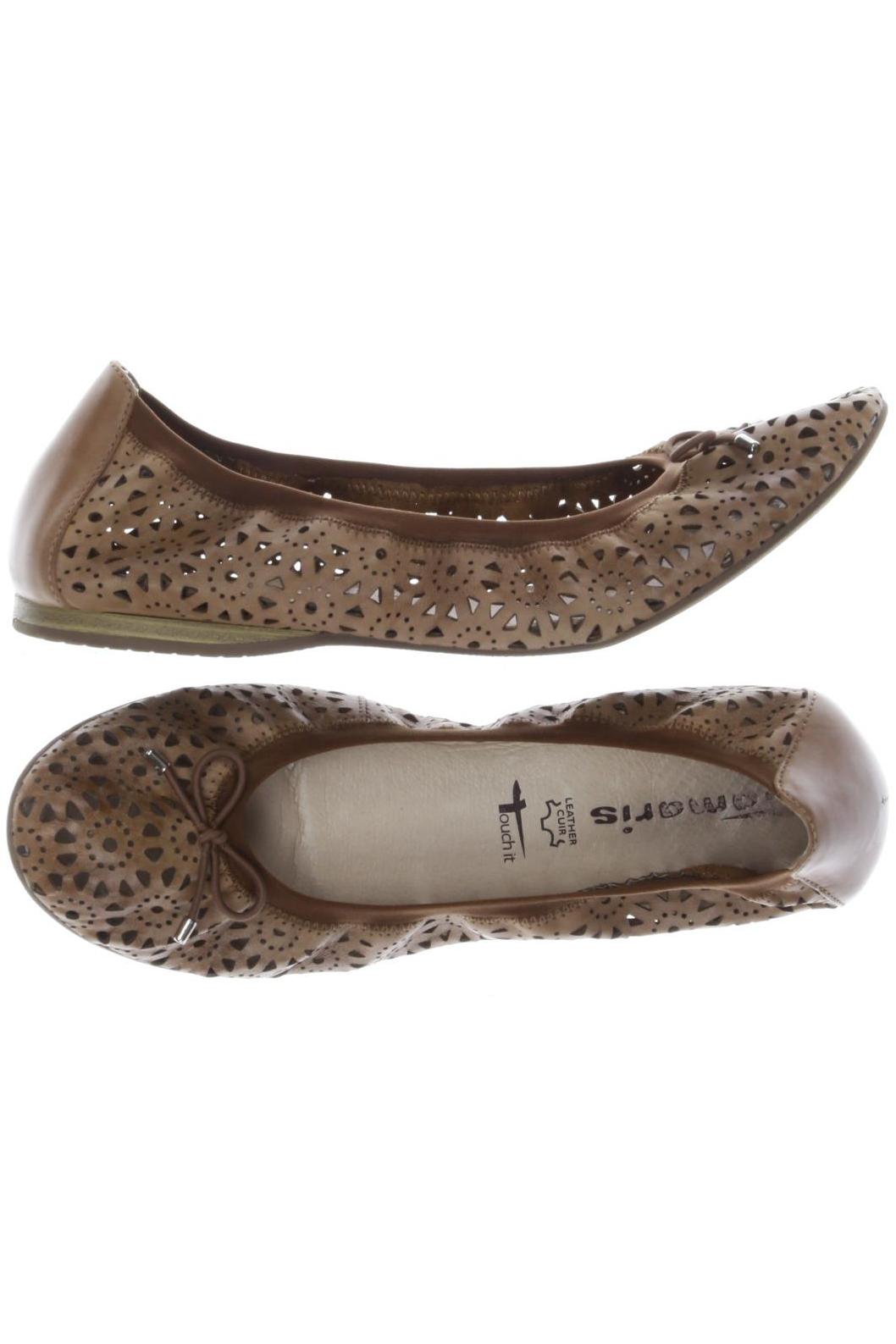 

Tamaris Damen Ballerinas, braun, Gr. 41