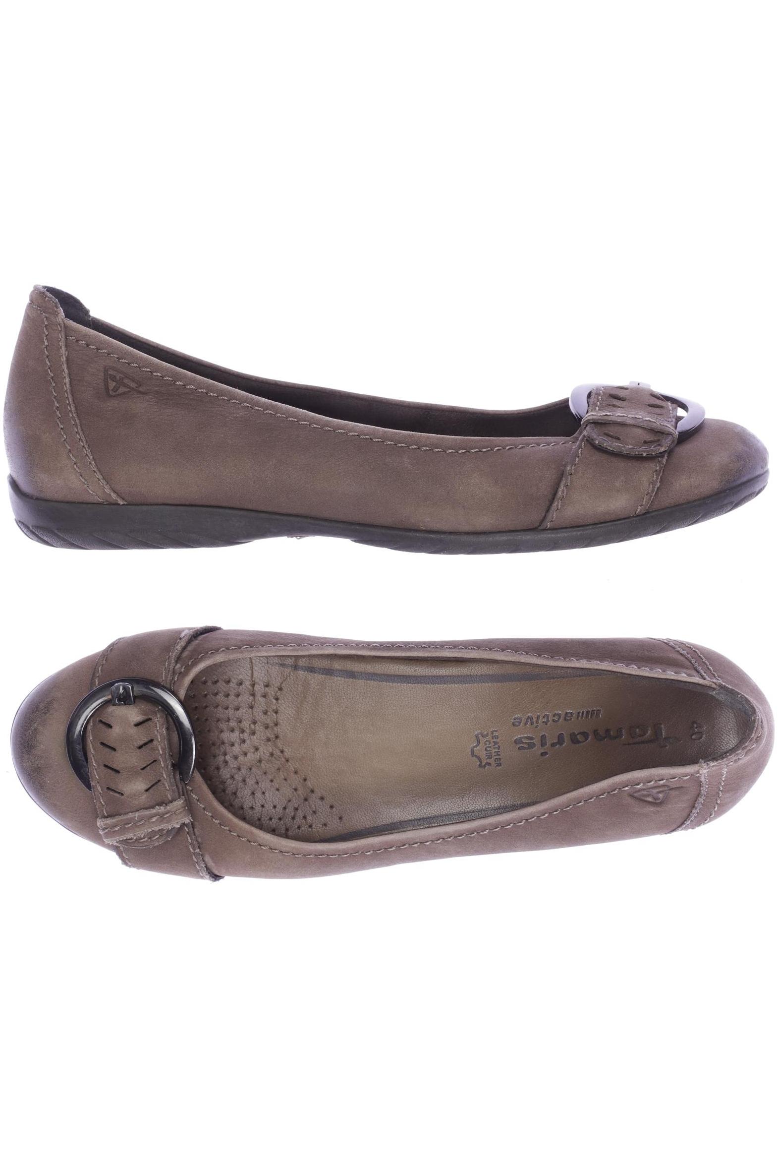 

Tamaris Damen Ballerinas, braun, Gr. 40