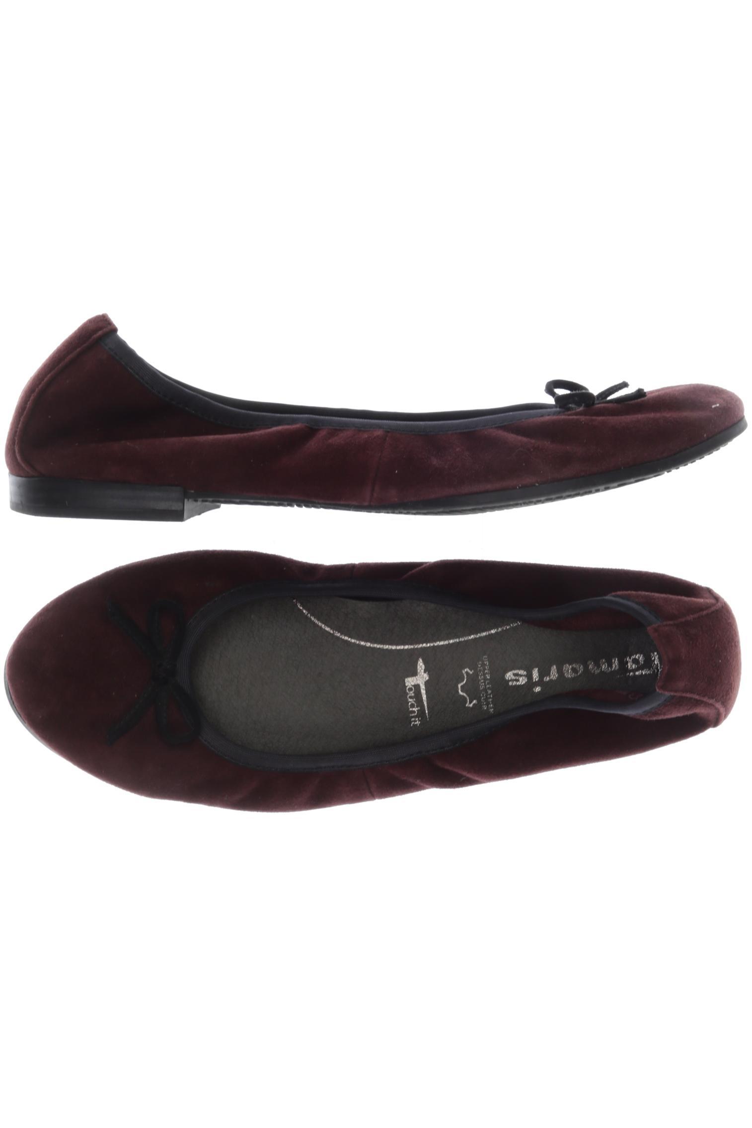 

Tamaris Damen Ballerinas, bordeaux, Gr. 39