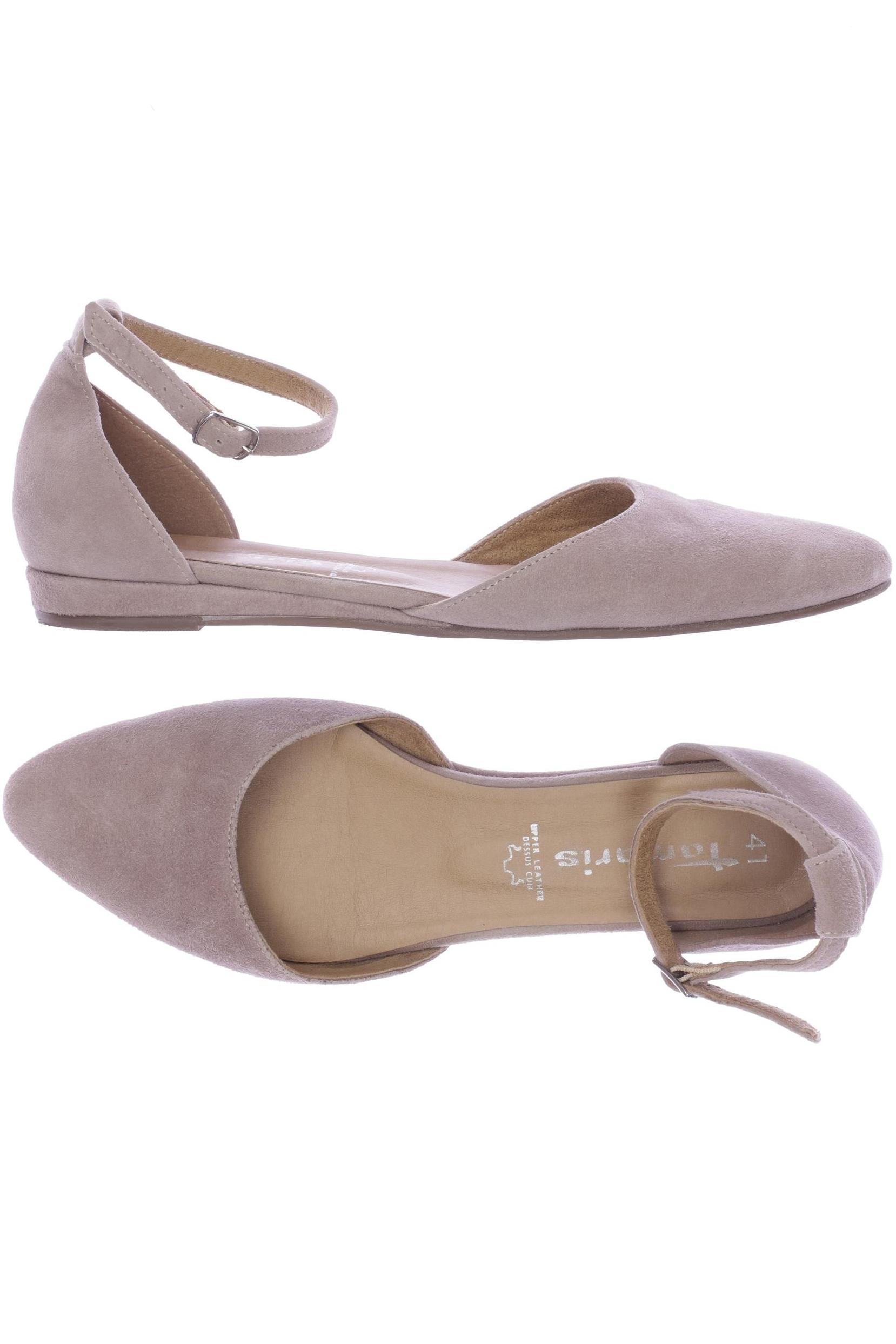 

Tamaris Damen Ballerinas, beige, Gr. 41