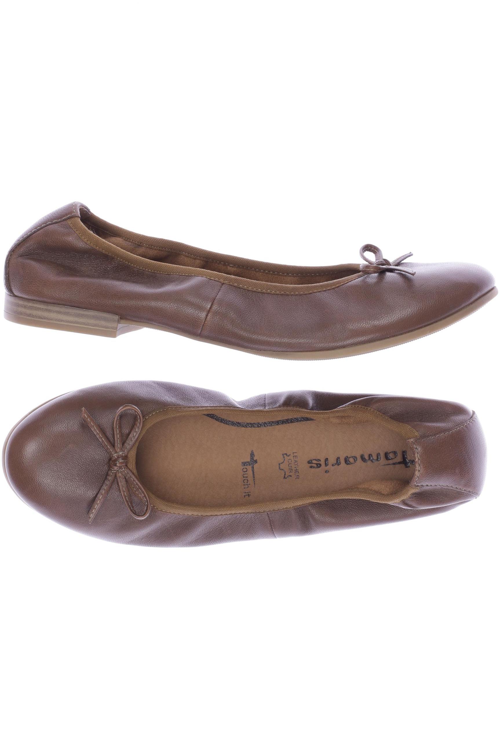 

Tamaris Damen Ballerinas, braun, Gr. 39