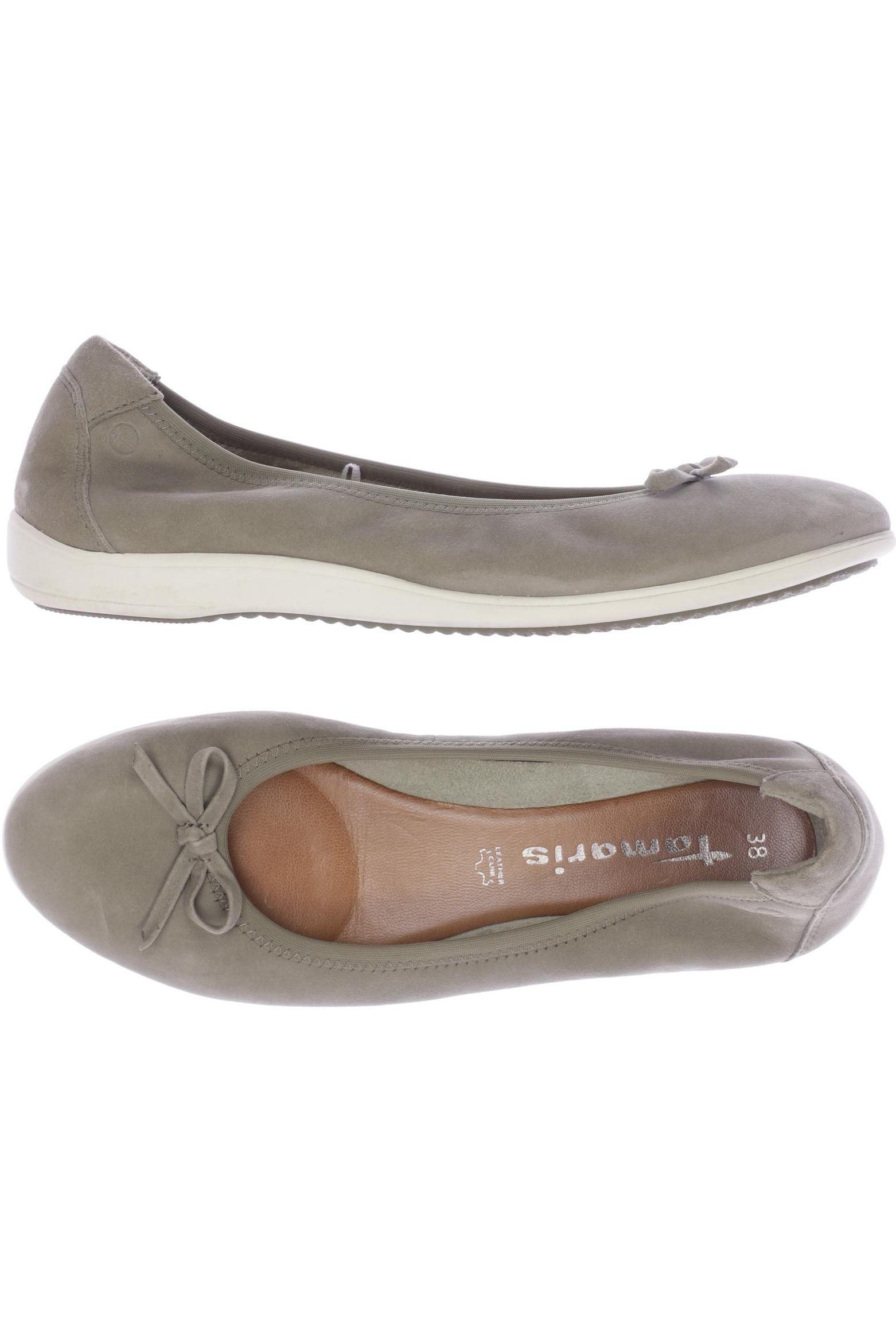 

Tamaris Damen Ballerinas, grün, Gr. 38