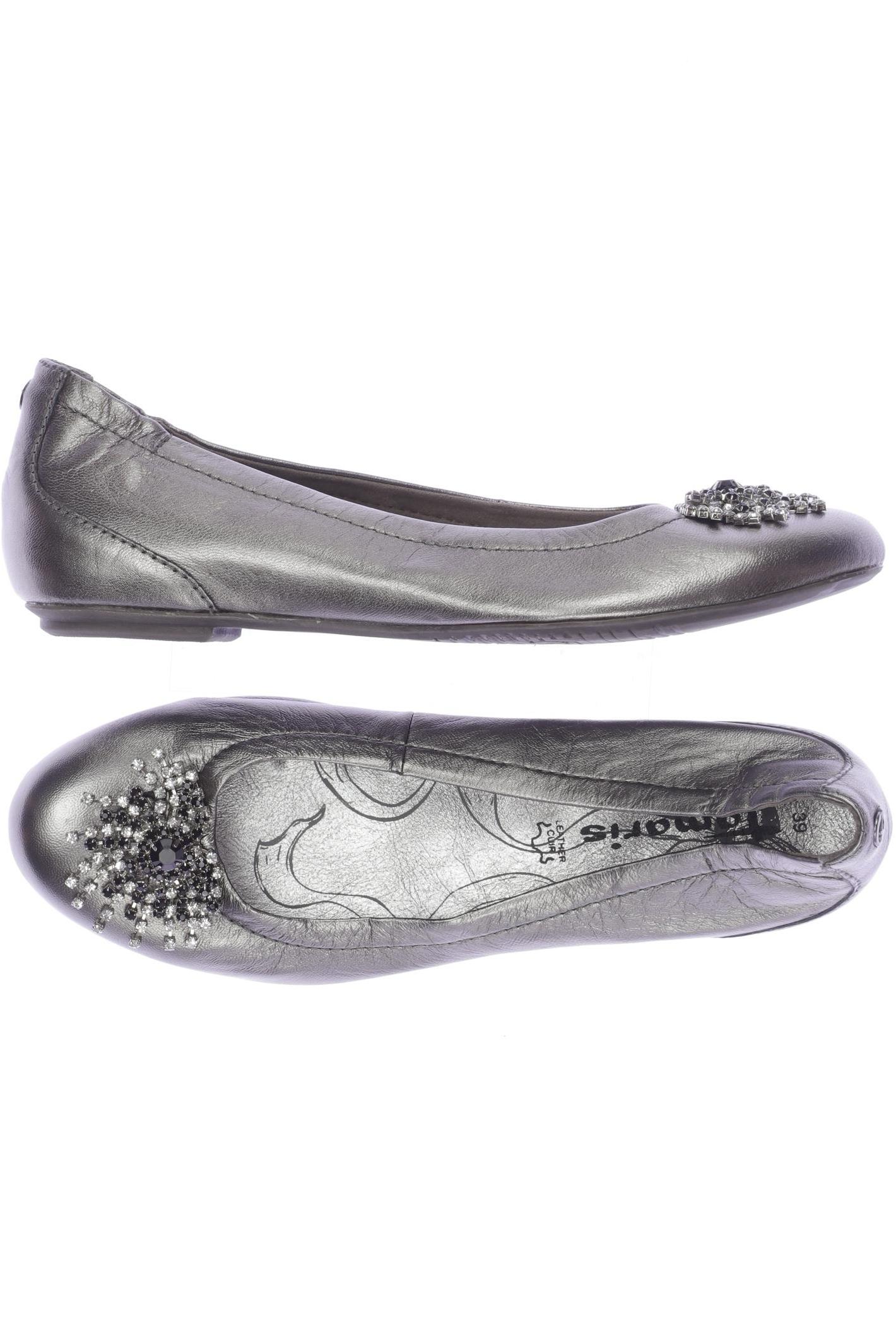 

Tamaris Damen Ballerinas, silber, Gr. 39