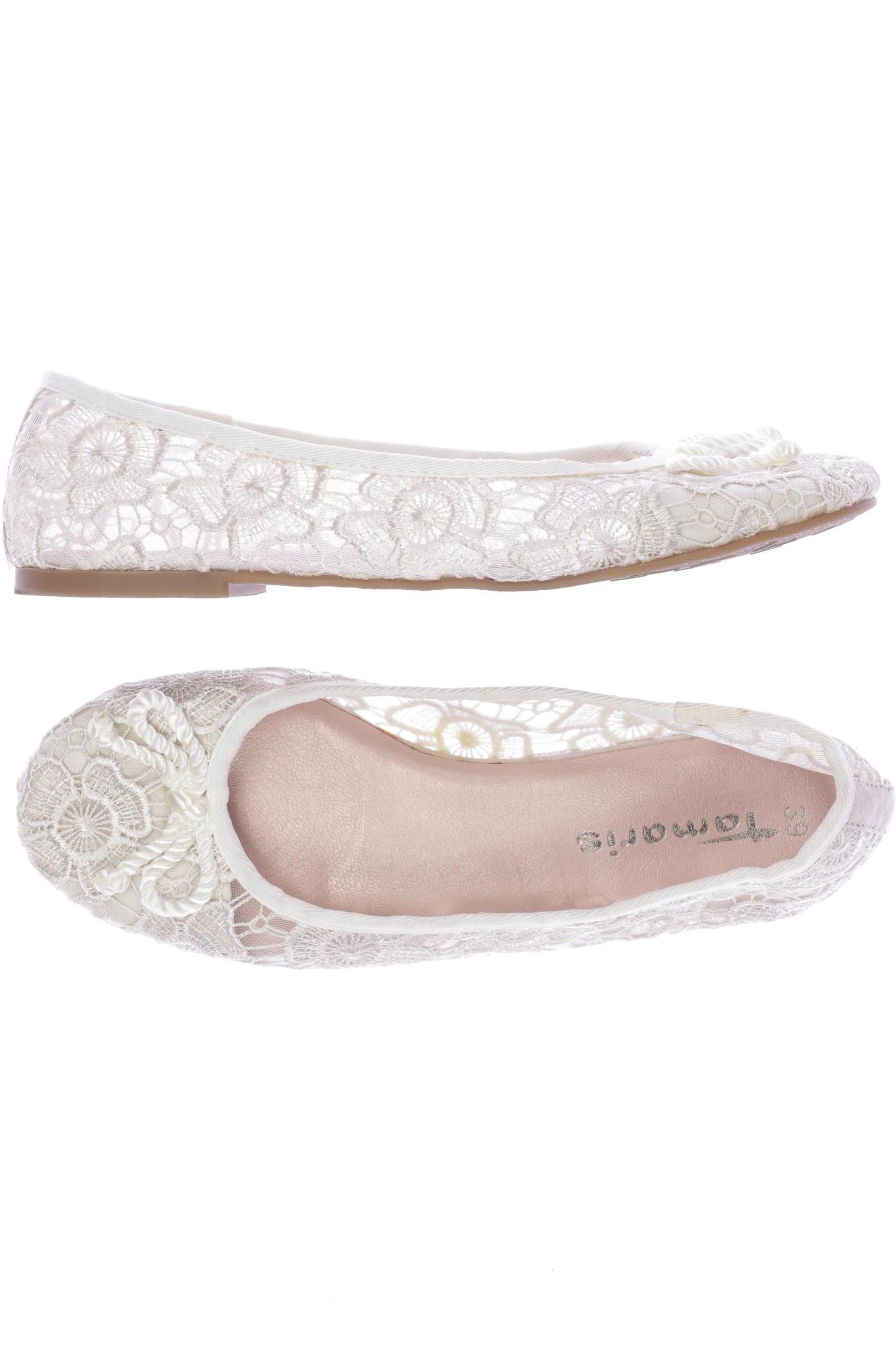 

Tamaris Damen Ballerinas, cremeweiß, Gr. 39