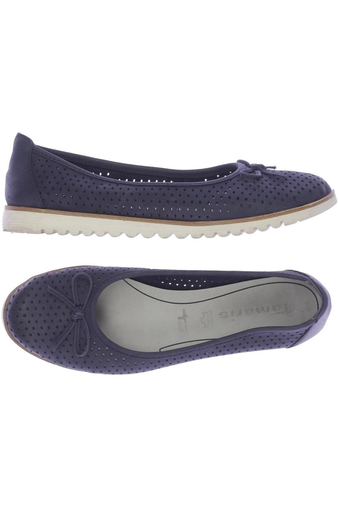 

Tamaris Damen Ballerinas, marineblau, Gr. 38