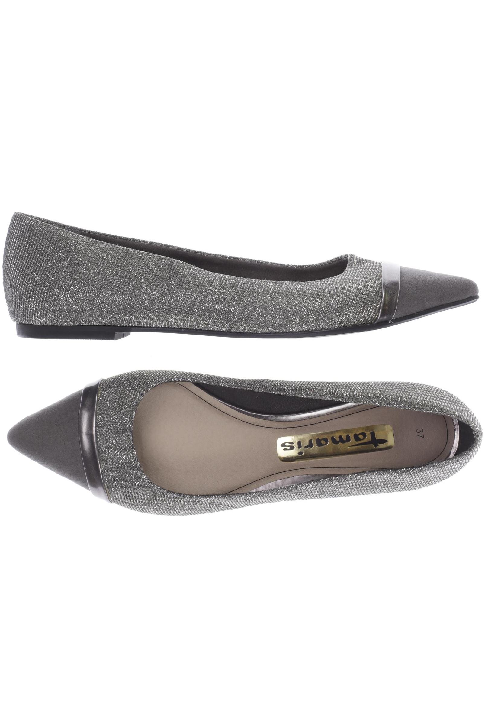 

Tamaris Damen Ballerinas, silber, Gr. 37