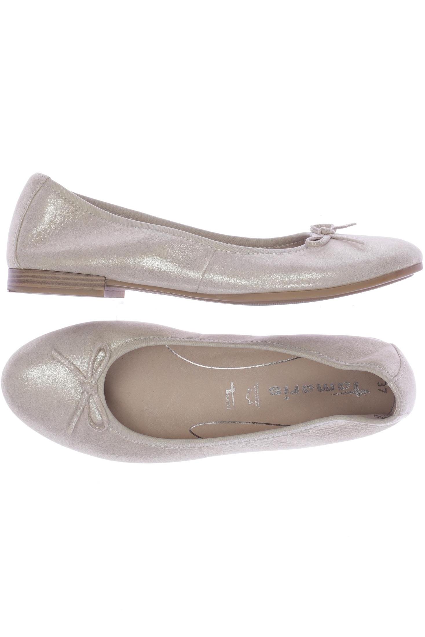 

Tamaris Damen Ballerinas, beige, Gr. 37