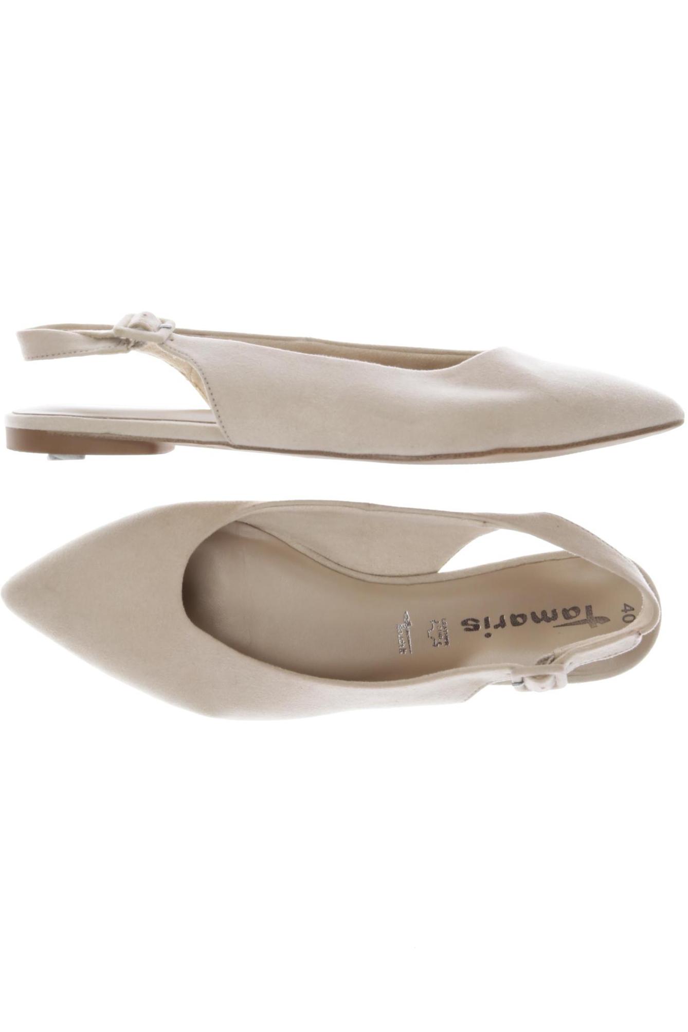 

Tamaris Damen Ballerinas, beige, Gr. 40
