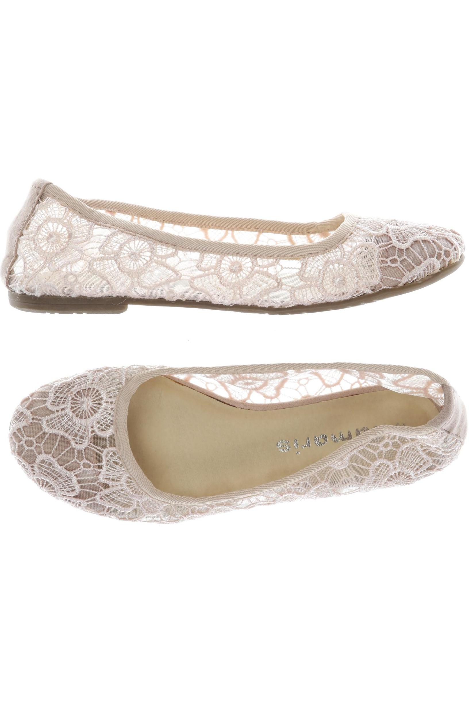 

Tamaris Damen Ballerinas, beige, Gr. 36