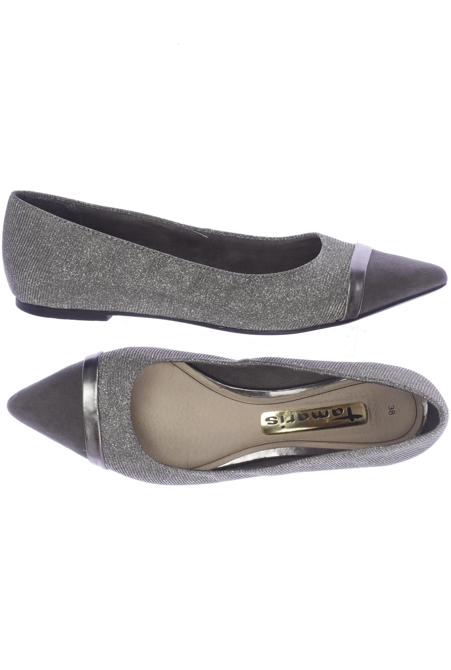 

Tamaris Damen Ballerinas, grau, Gr. 38