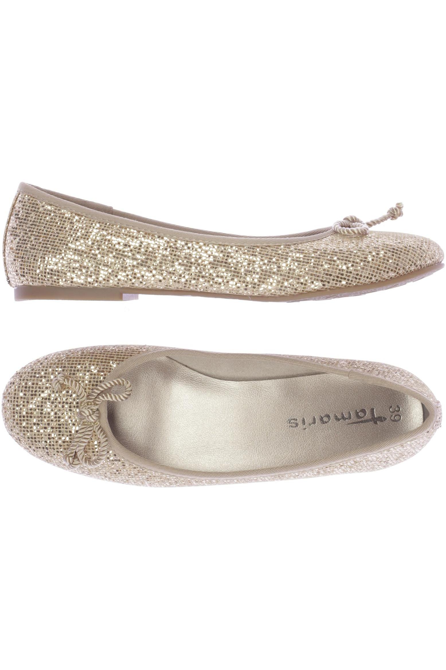 

Tamaris Damen Ballerinas, beige, Gr. 39