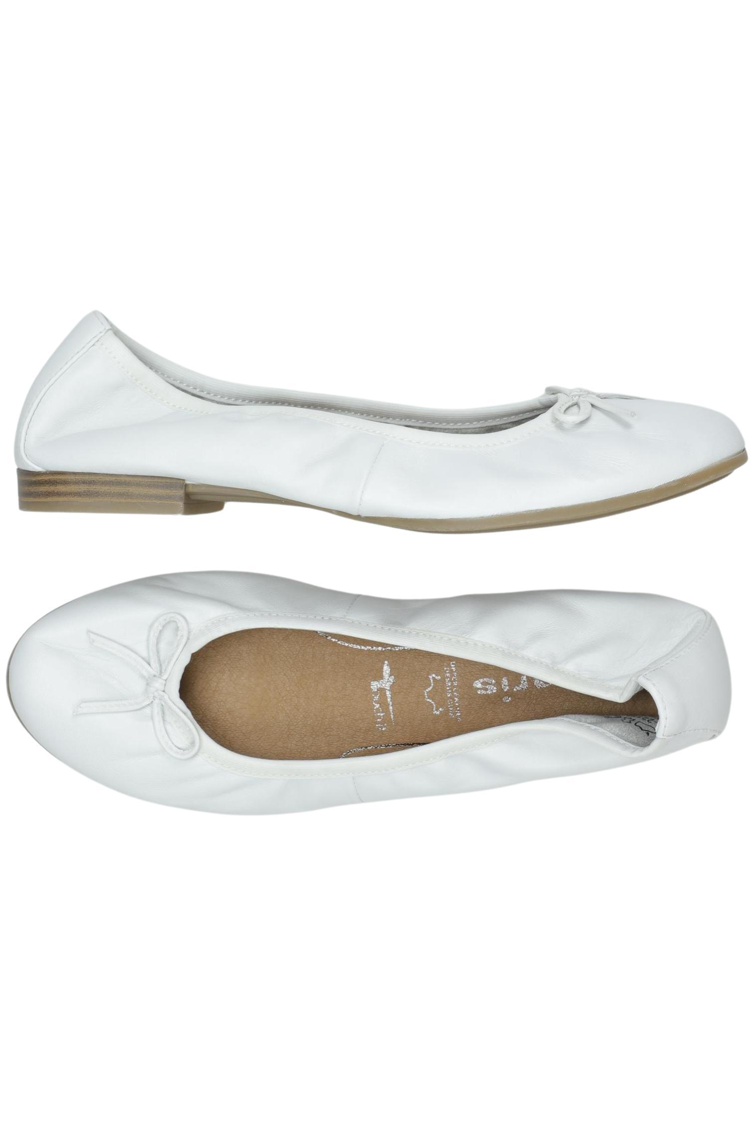 

Tamaris Damen Ballerinas, weiß, Gr. 37