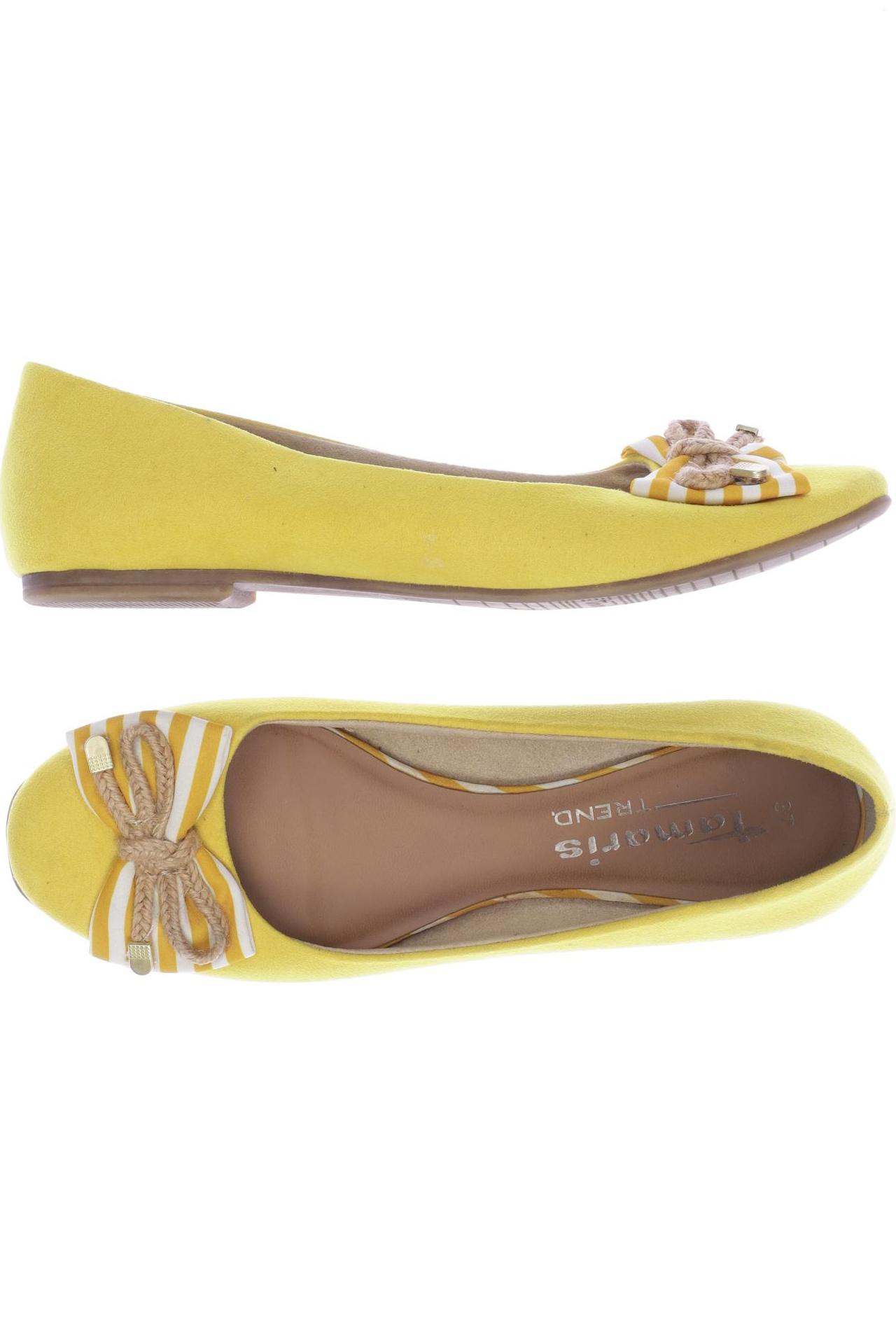 

Tamaris Damen Ballerinas, gelb, Gr. 37