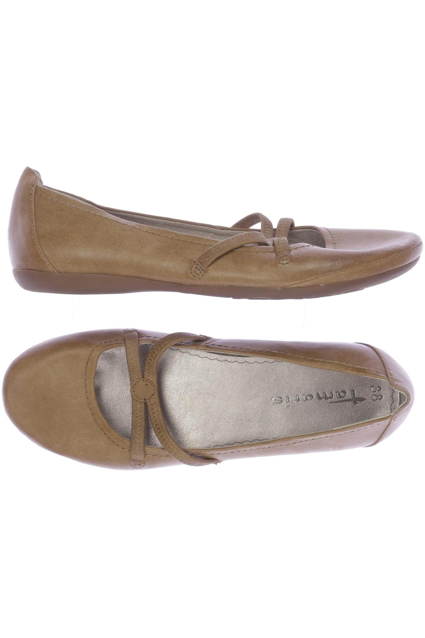 

Tamaris Damen Ballerinas, braun, Gr. 38