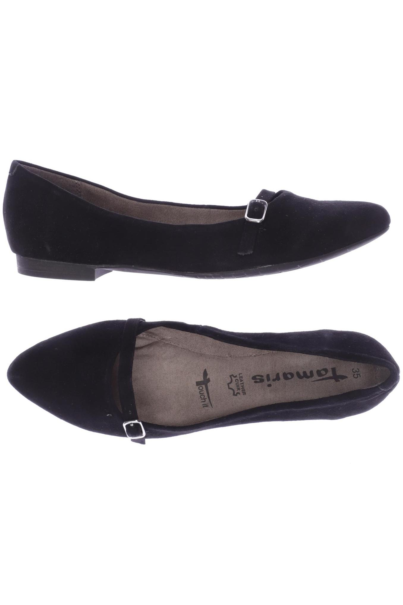 

Tamaris Damen Ballerinas, schwarz, Gr. 35