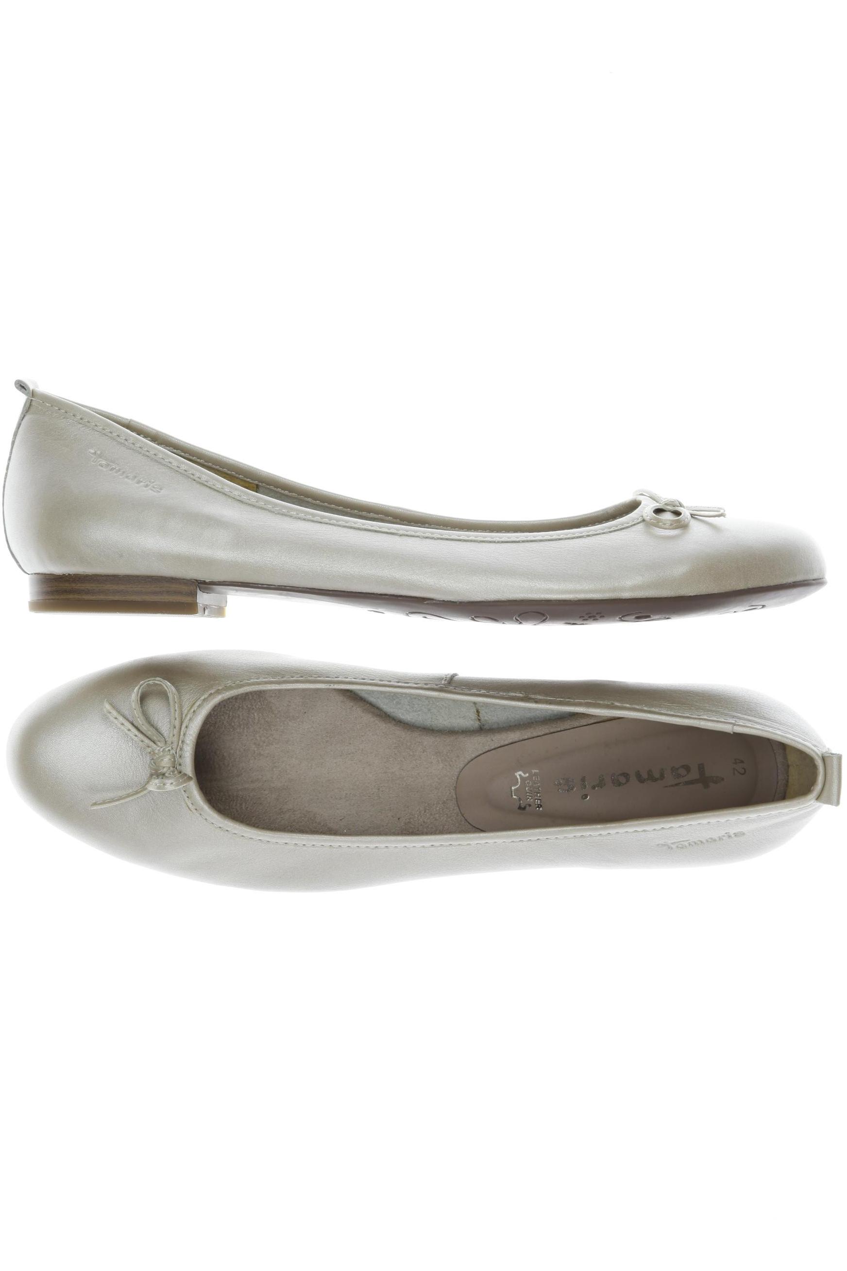 

Tamaris Damen Ballerinas, beige, Gr. 42