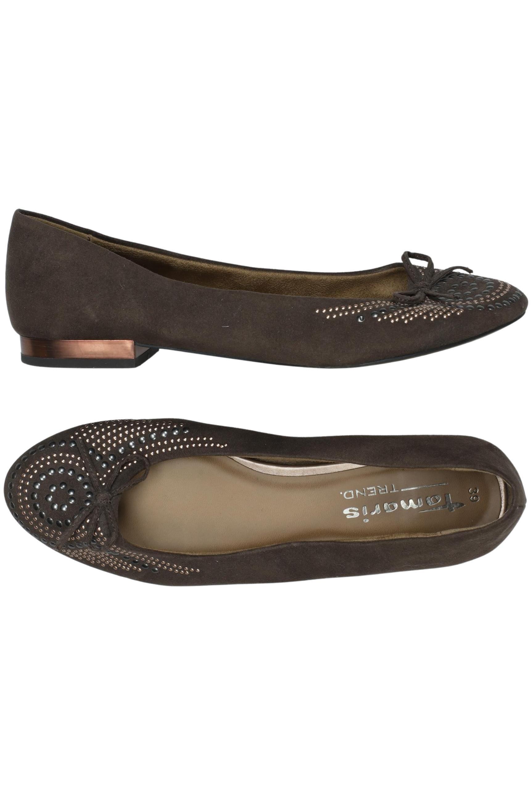 

Tamaris Damen Ballerinas, braun, Gr. 39
