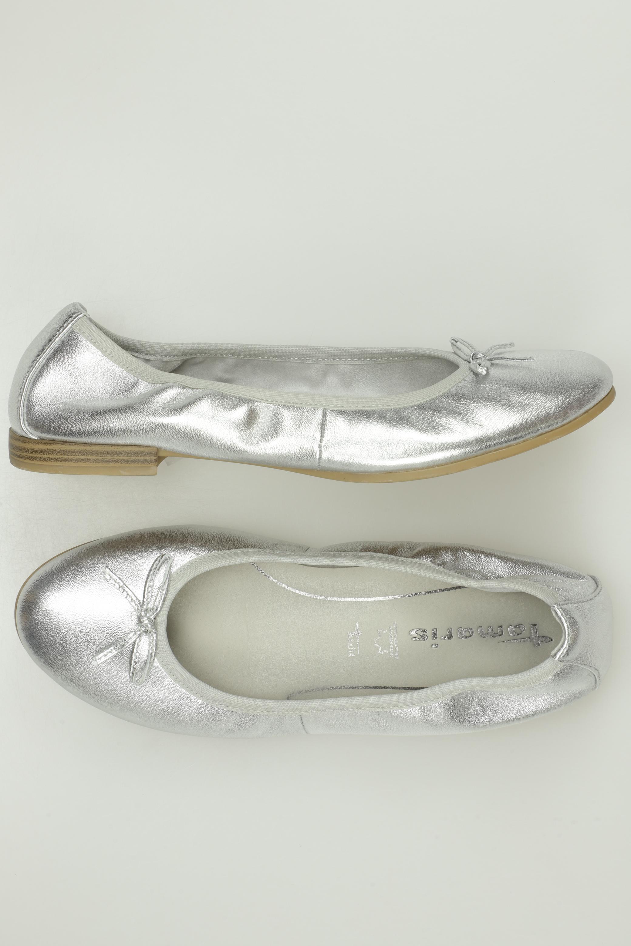 

Tamaris Damen Ballerinas, silber, Gr. 38