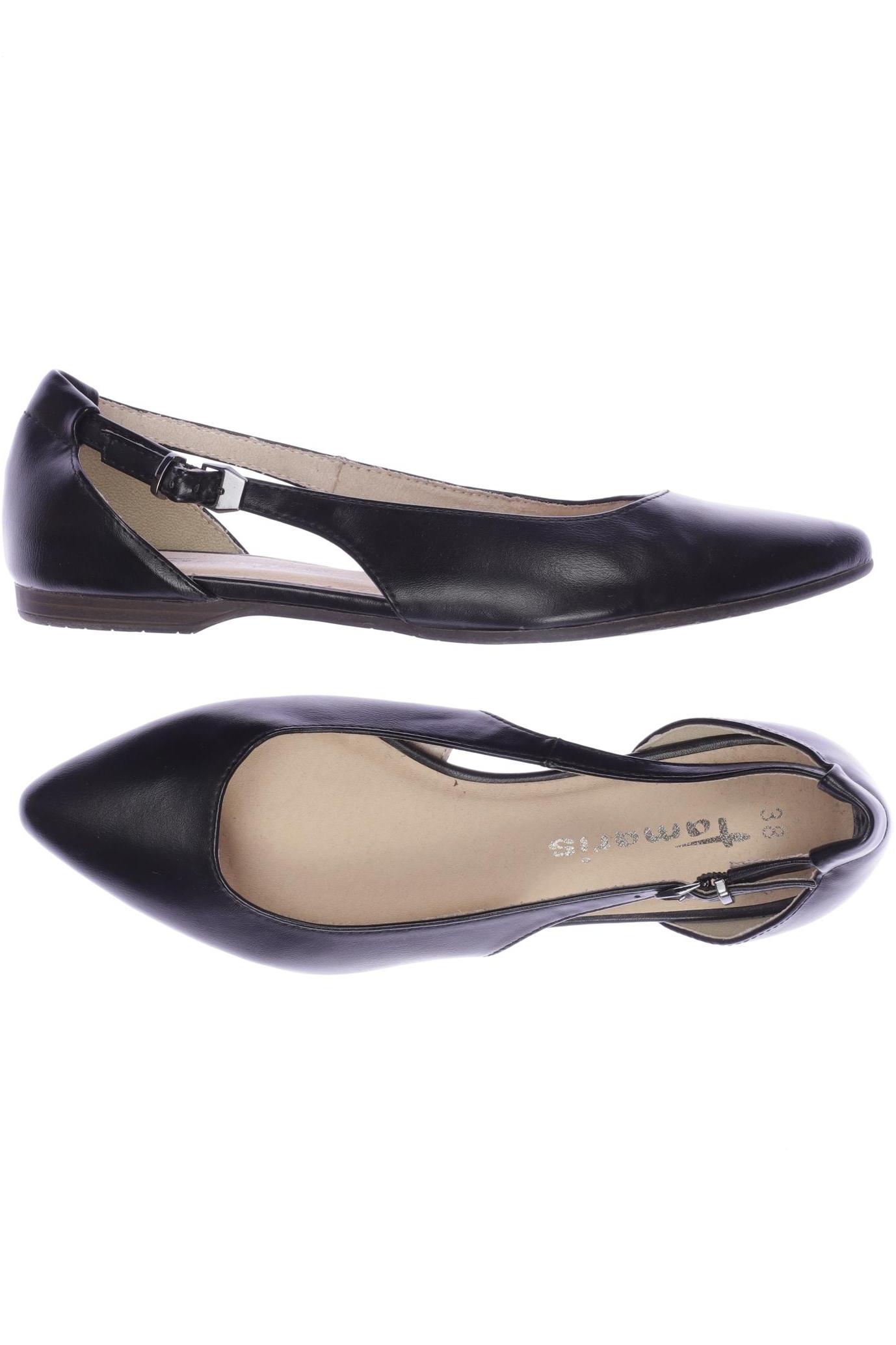

Tamaris Damen Ballerinas, schwarz, Gr. 38