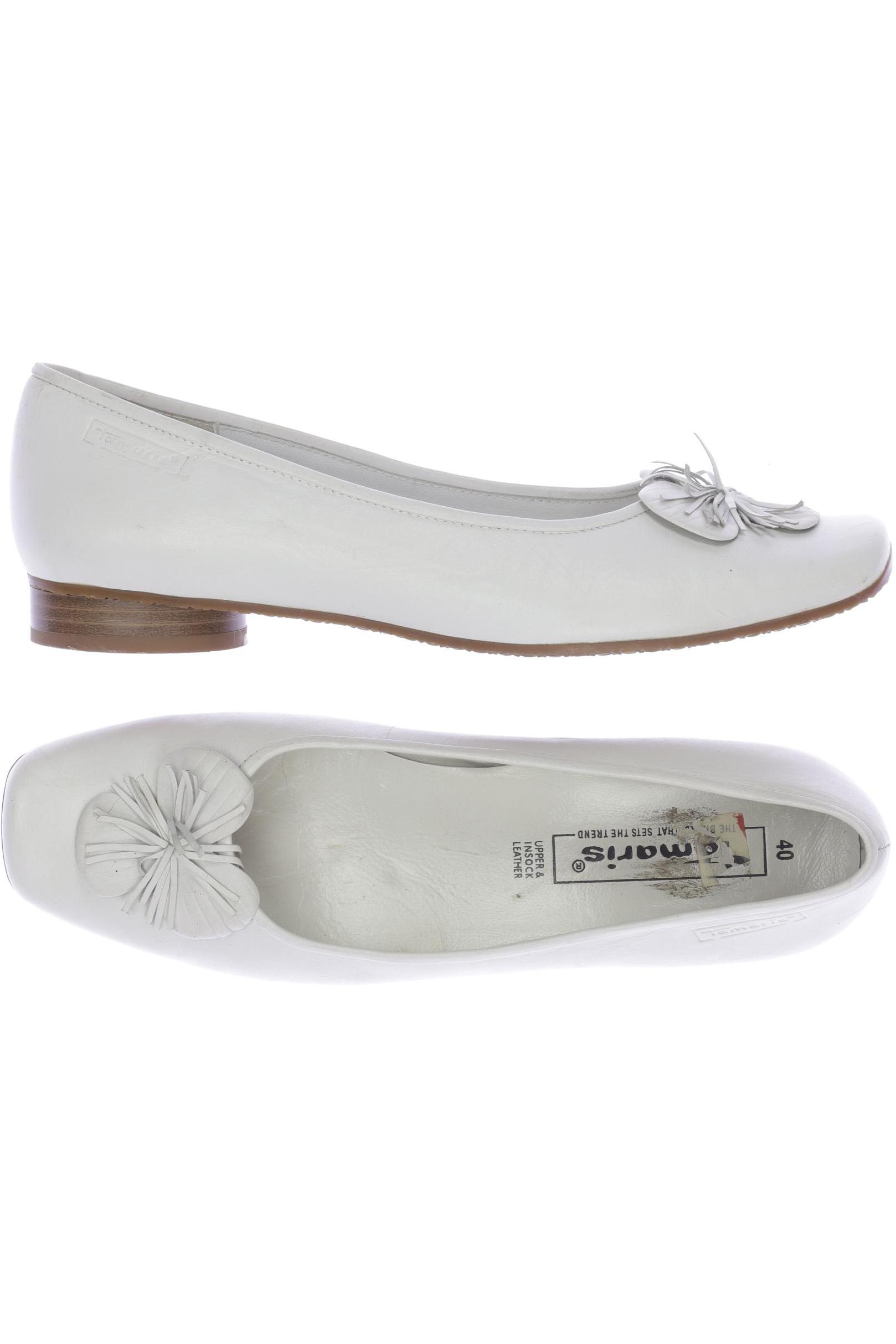 

Tamaris Damen Ballerinas, weiß