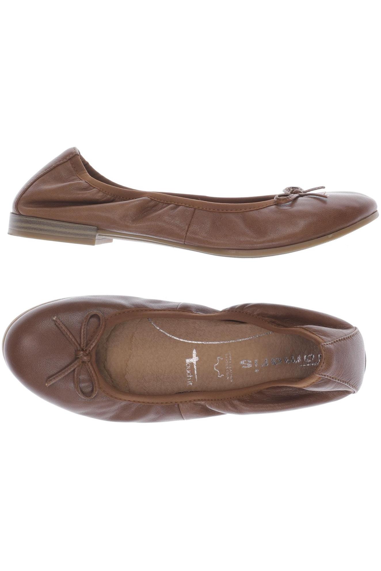 

Tamaris Damen Ballerinas, braun, Gr. 36