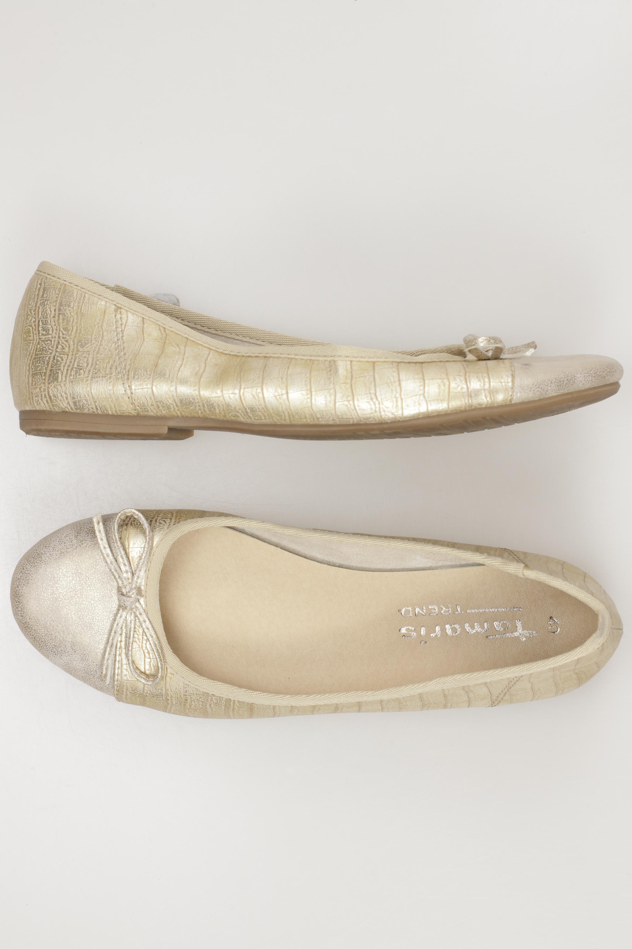 

Tamaris Damen Ballerinas, beige, Gr. 40