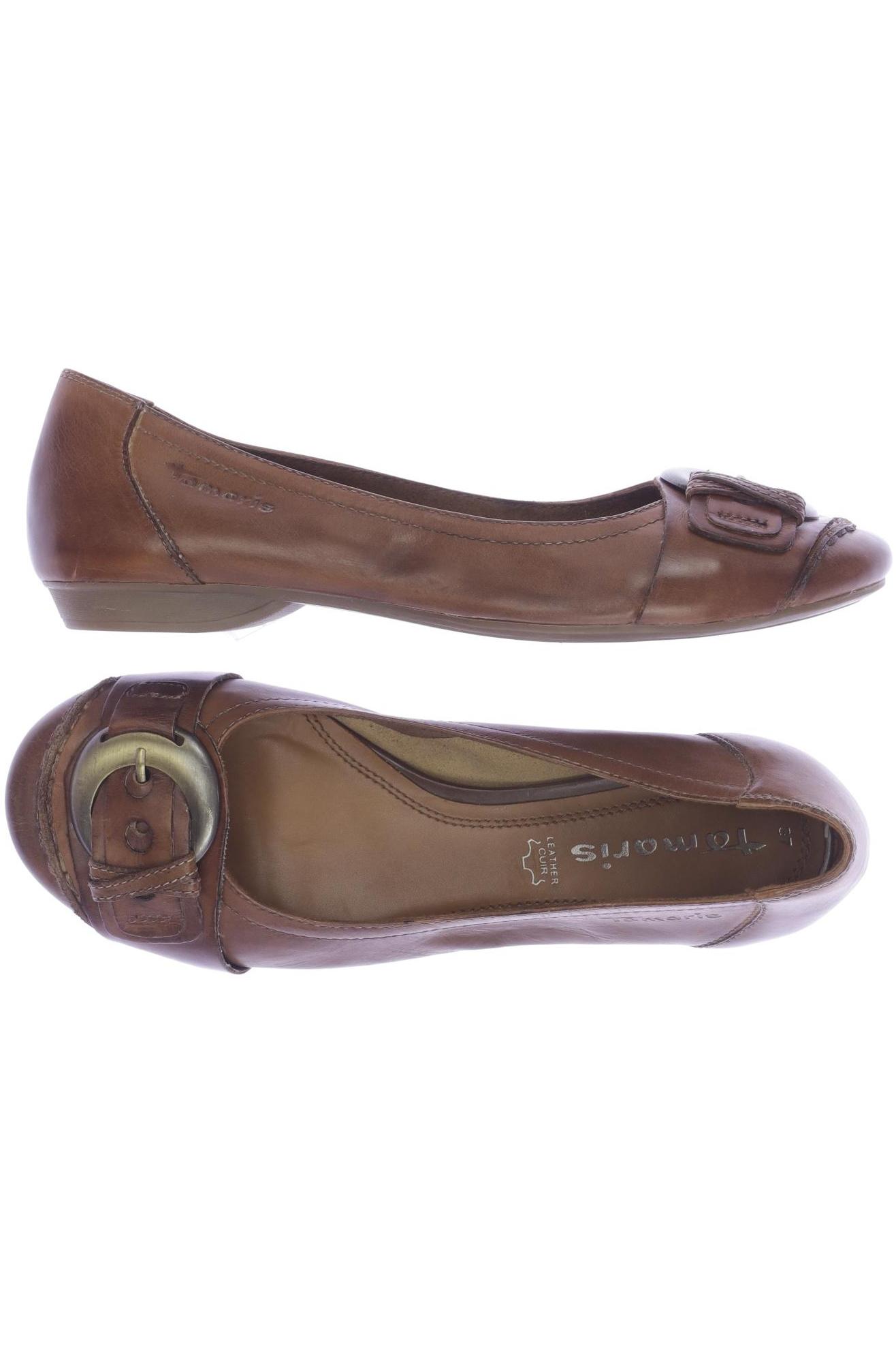 

Tamaris Damen Ballerinas, braun, Gr. 37