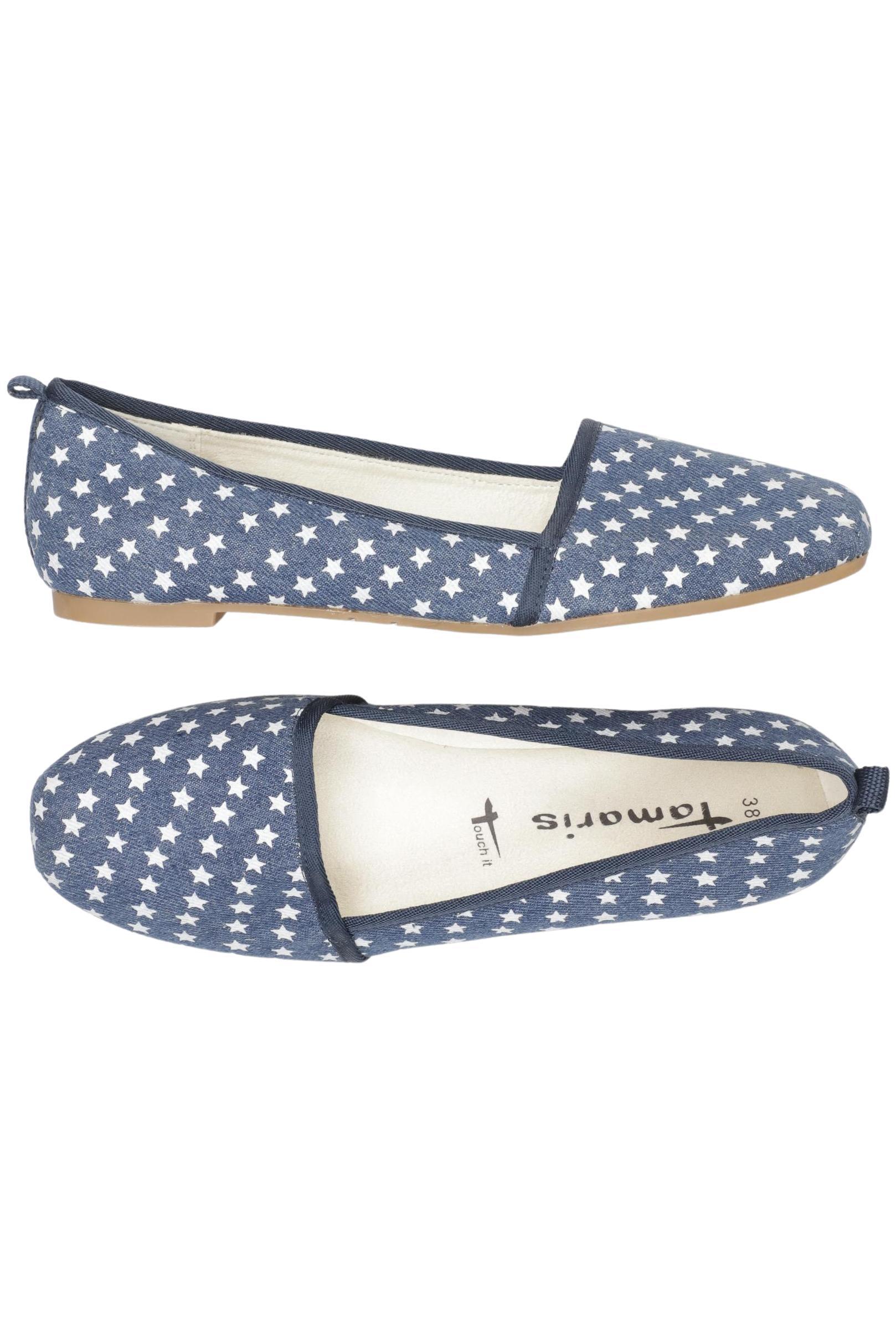 

Tamaris Damen Ballerinas, blau, Gr. 38