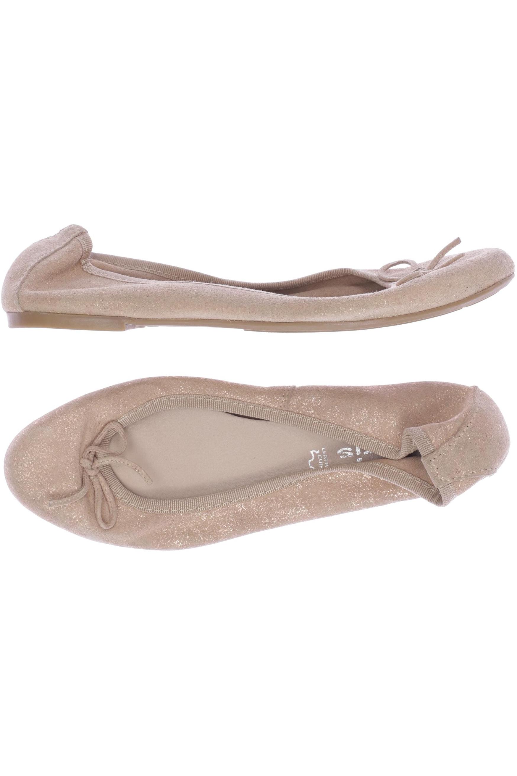 

Tamaris Damen Ballerinas, beige, Gr. 38